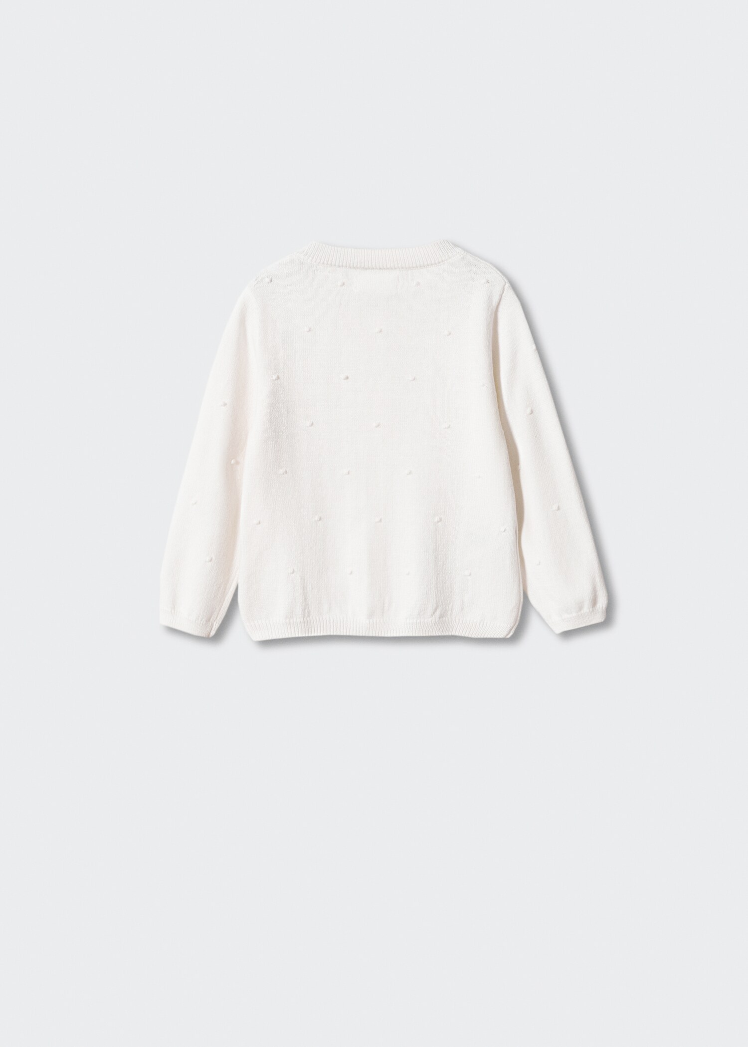 Cotton-blend cardigan - Reverse of the article