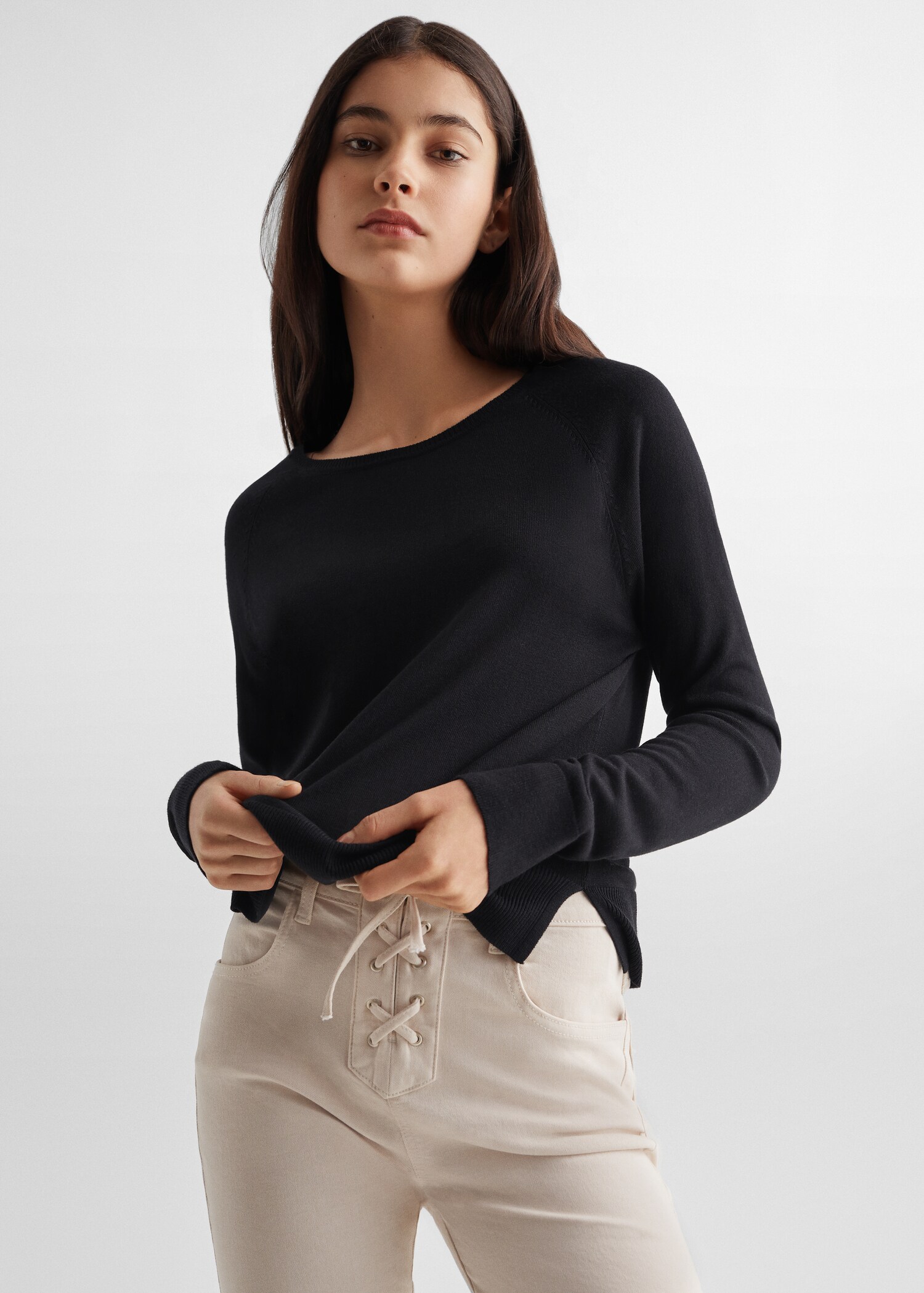 Fine-knit sweater - Medium plane