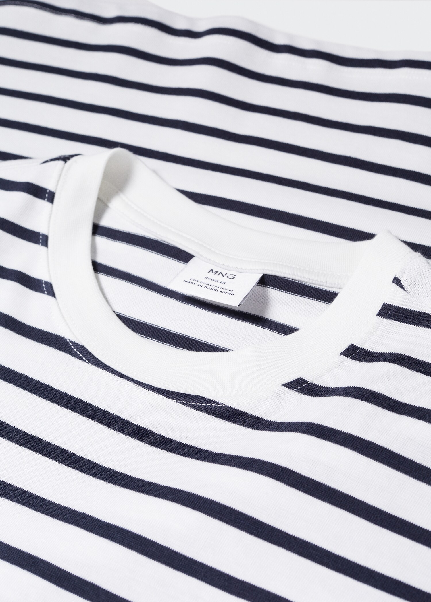 Striped cotton T-shirt - Details of the article 8