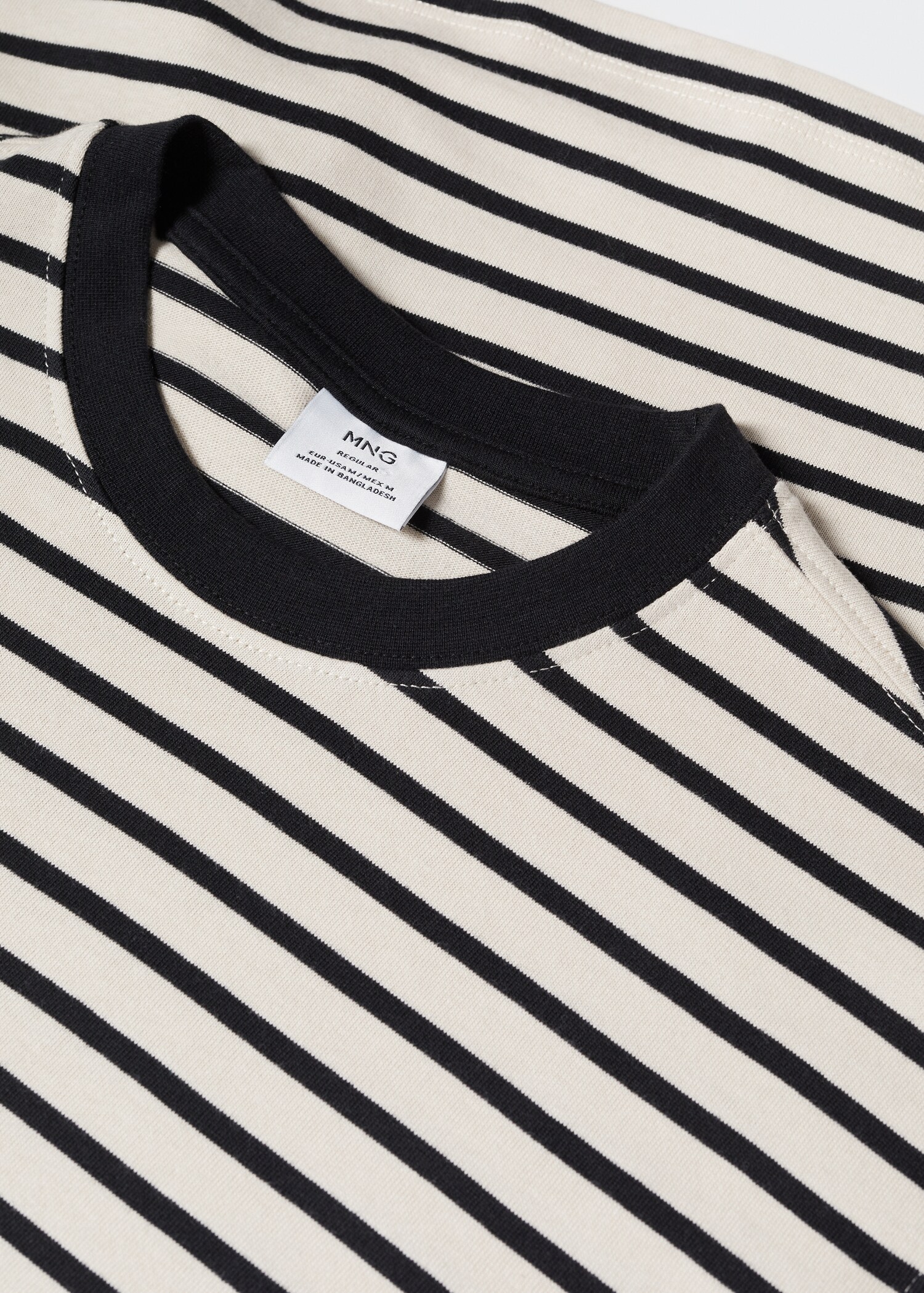 Striped cotton T-shirt - Details of the article 8