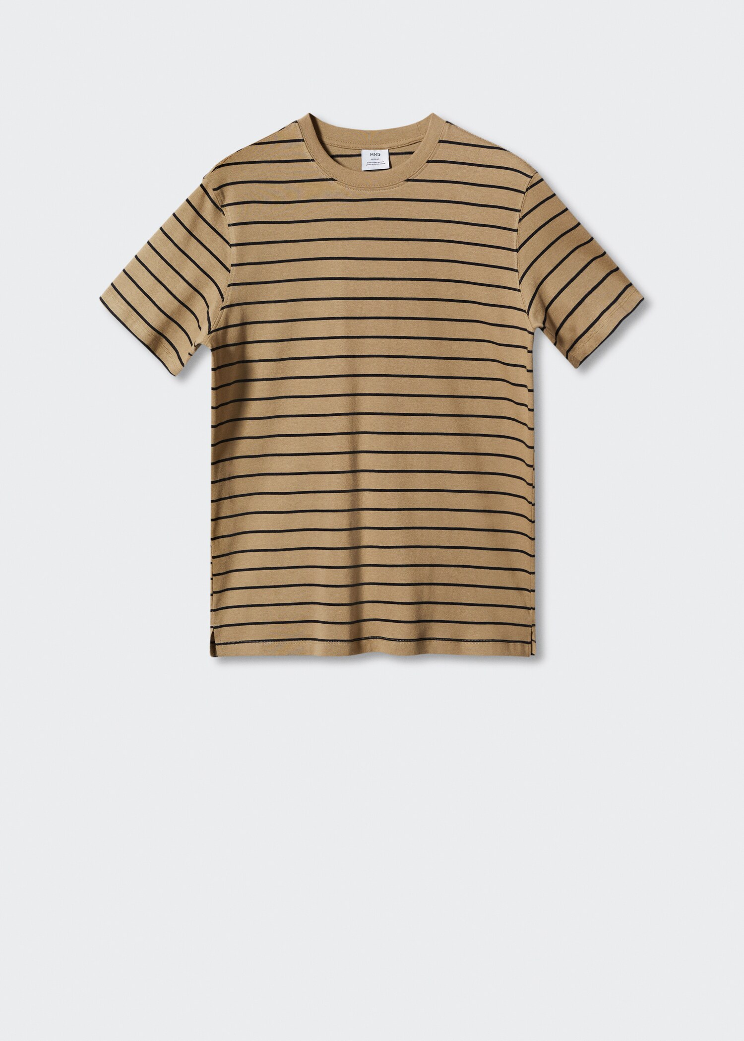 Striped cotton T-shirt - Article without model