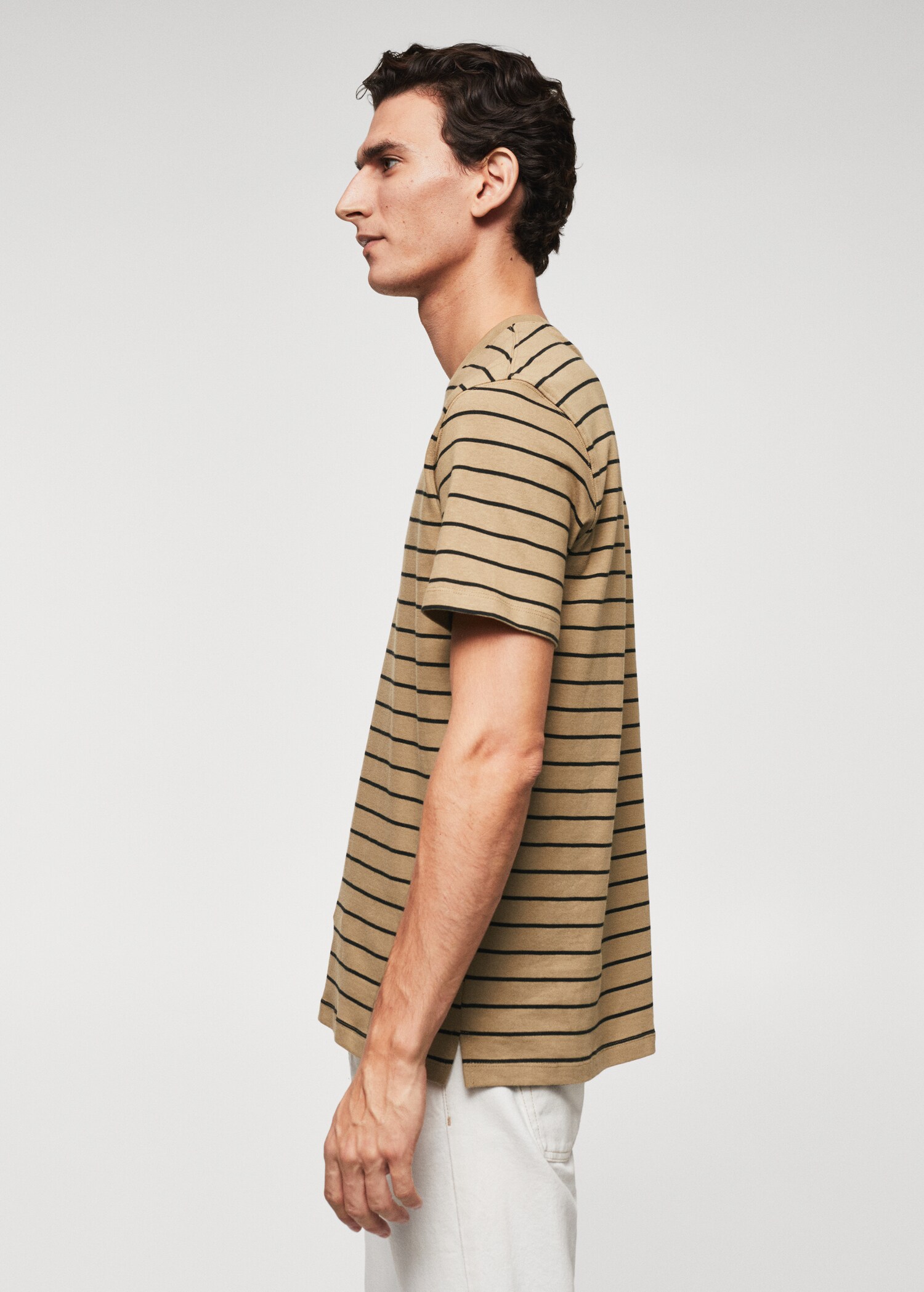 Striped cotton T-shirt - Details of the article 6