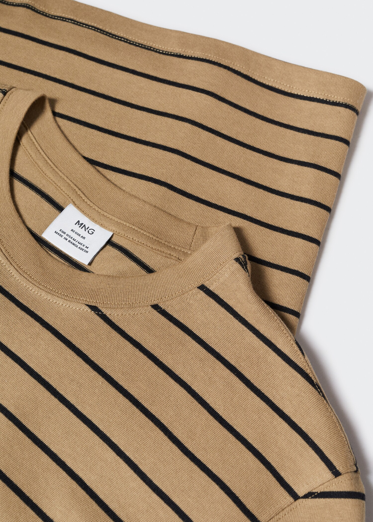 Striped cotton T-shirt - Details of the article 8