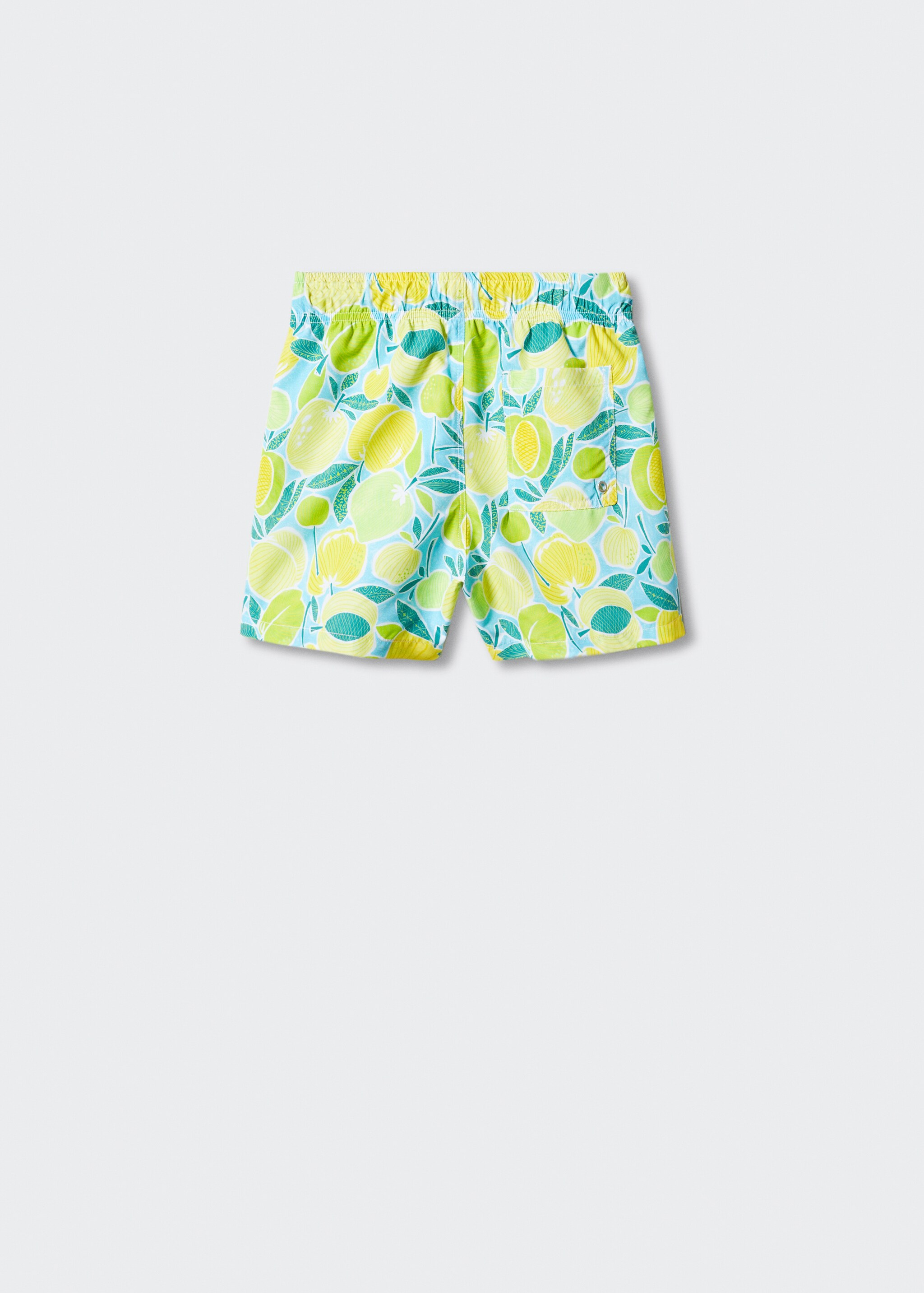 Fruit-print swimming trunks - Reverse of the article