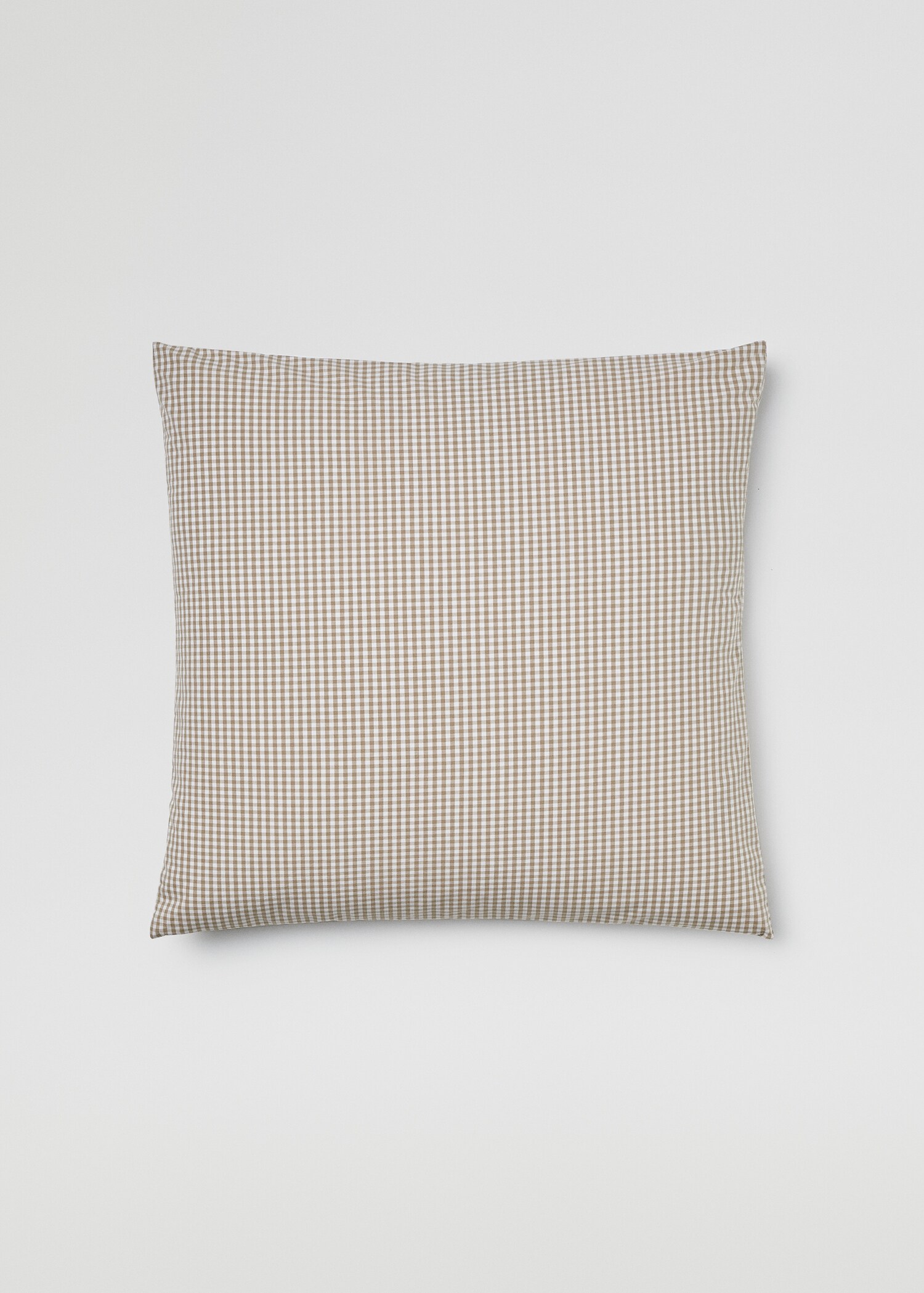 100% cotton gingham check cushion cover 60x60cm (Pack of two) - Article without model