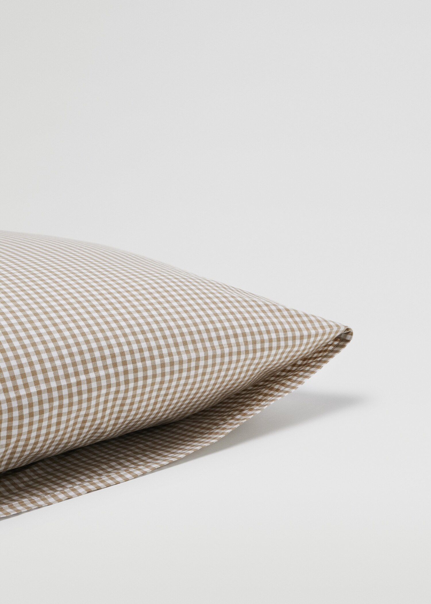100% cotton gingham check cushion cover 60x60cm (Pack of two) - Details of the article 3