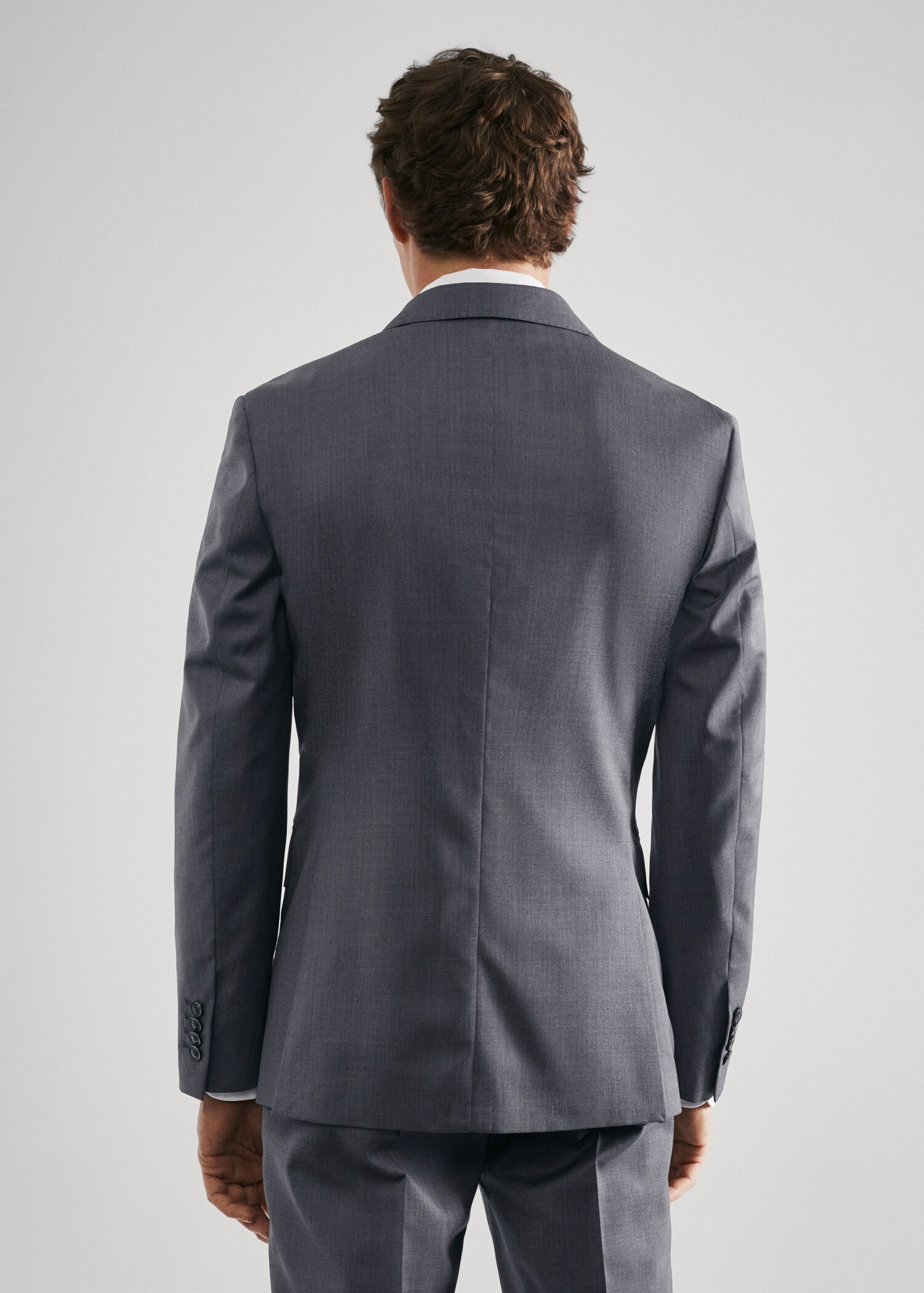 100% virgin wool suit jacket - Reverse of the article