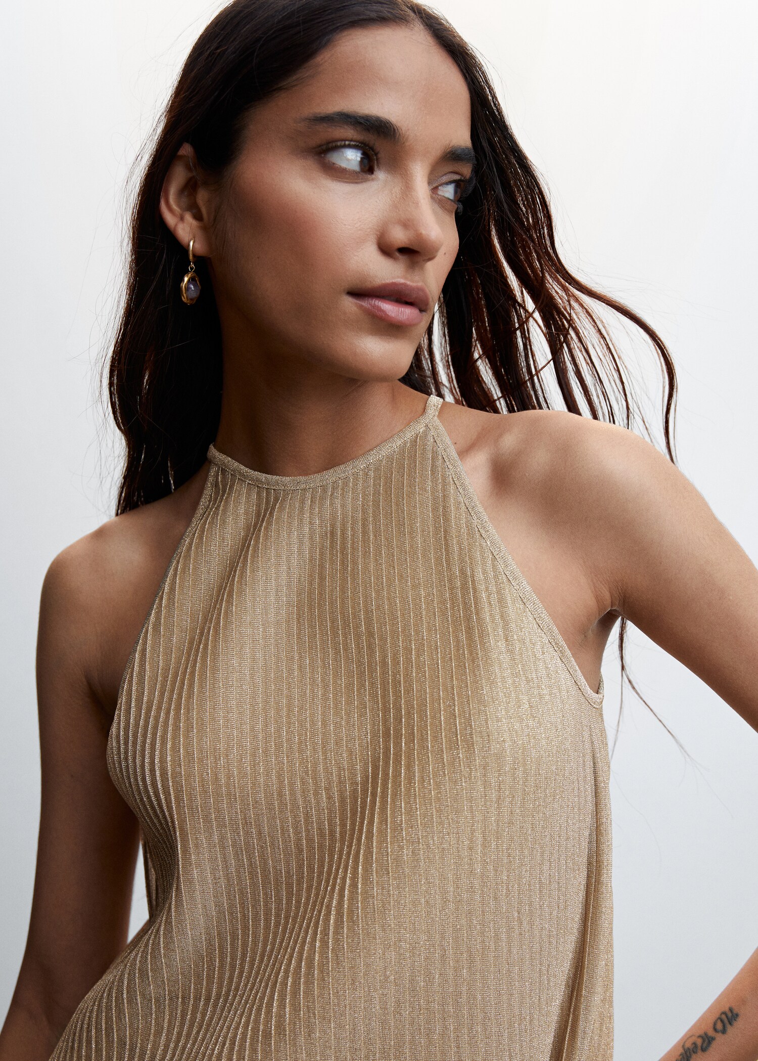 Metallic texture top - Details of the article 1