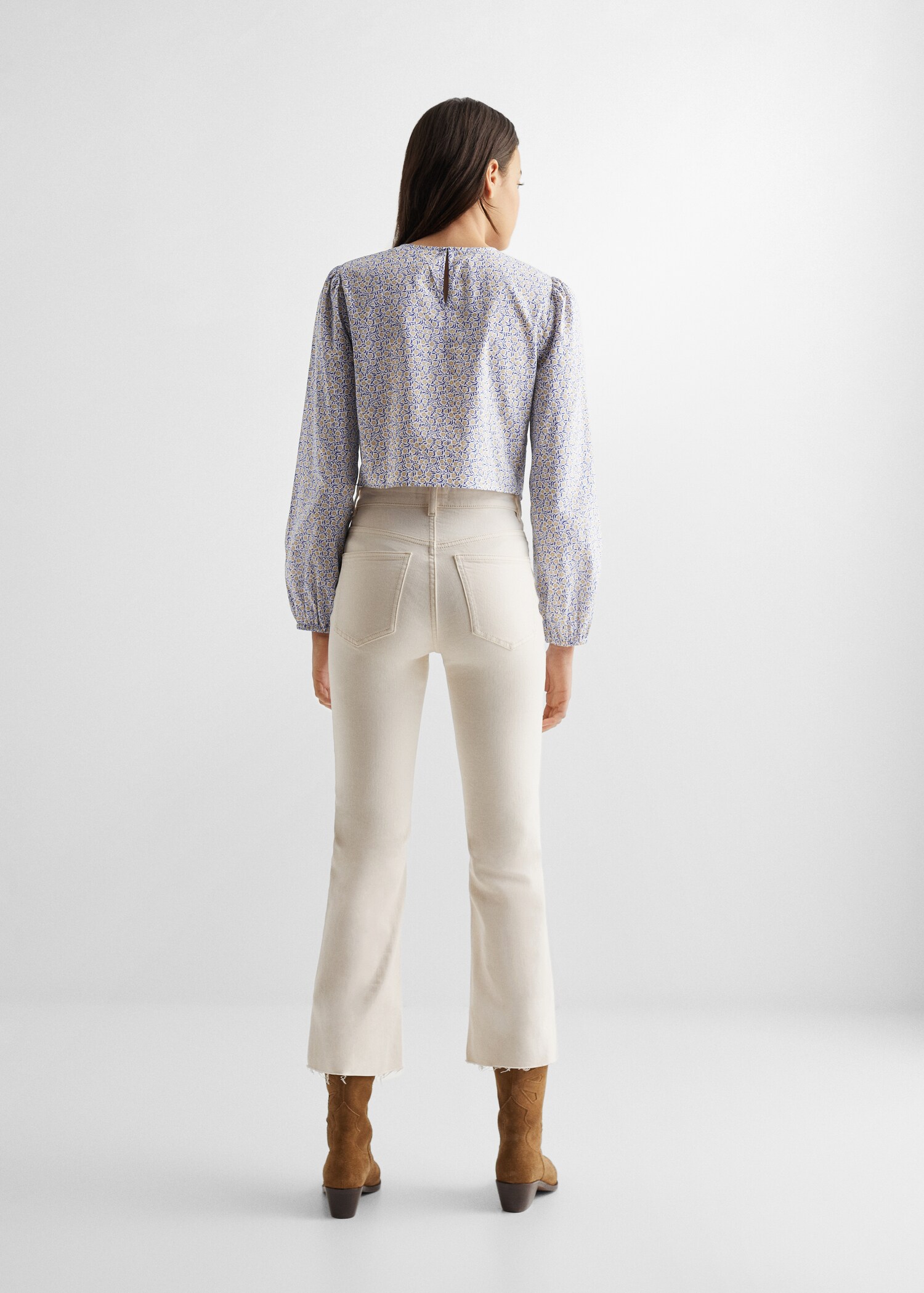 Print blouse - Reverse of the article