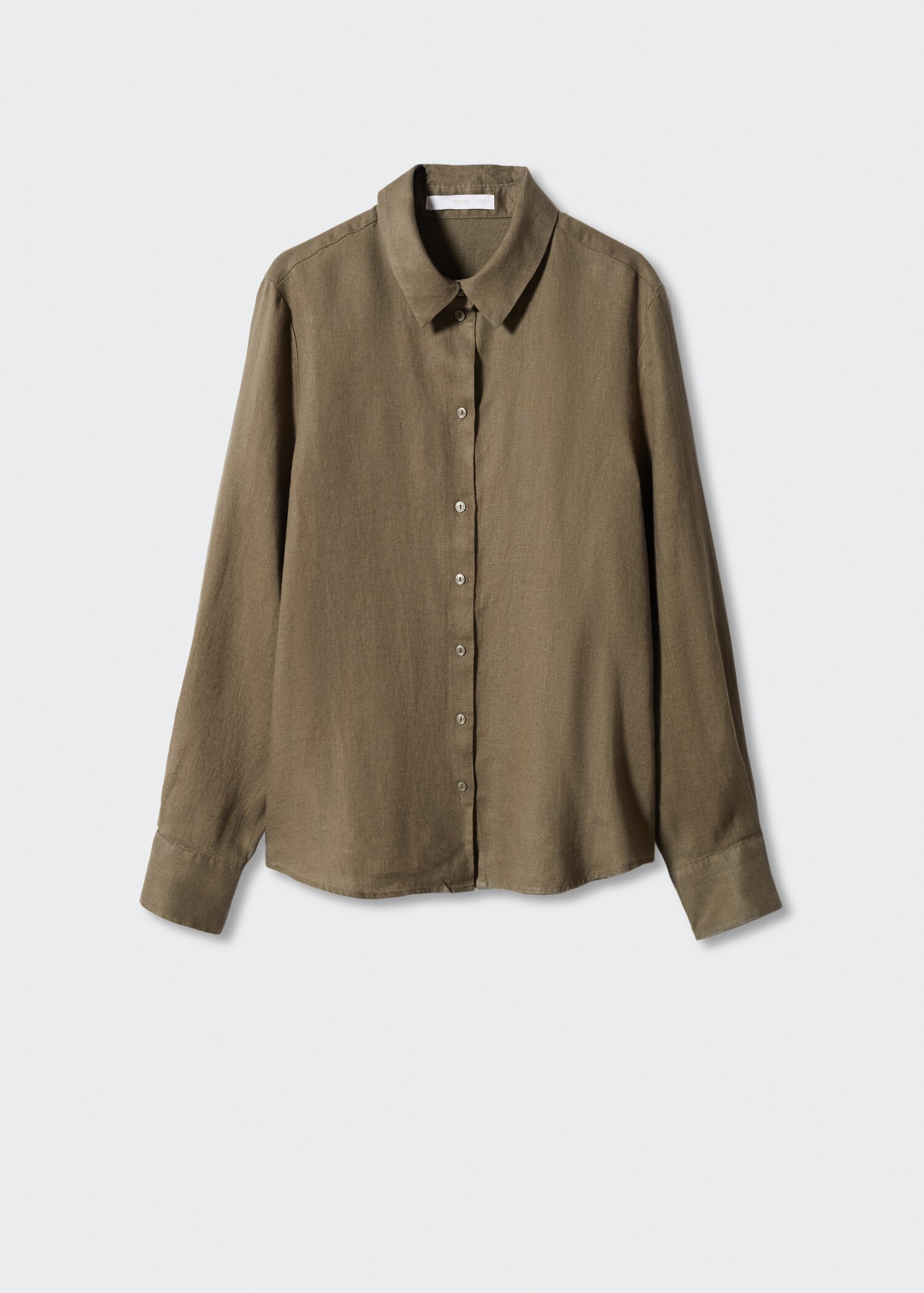 Linen 100% shirt - Woman | MANGO OUTLET USA