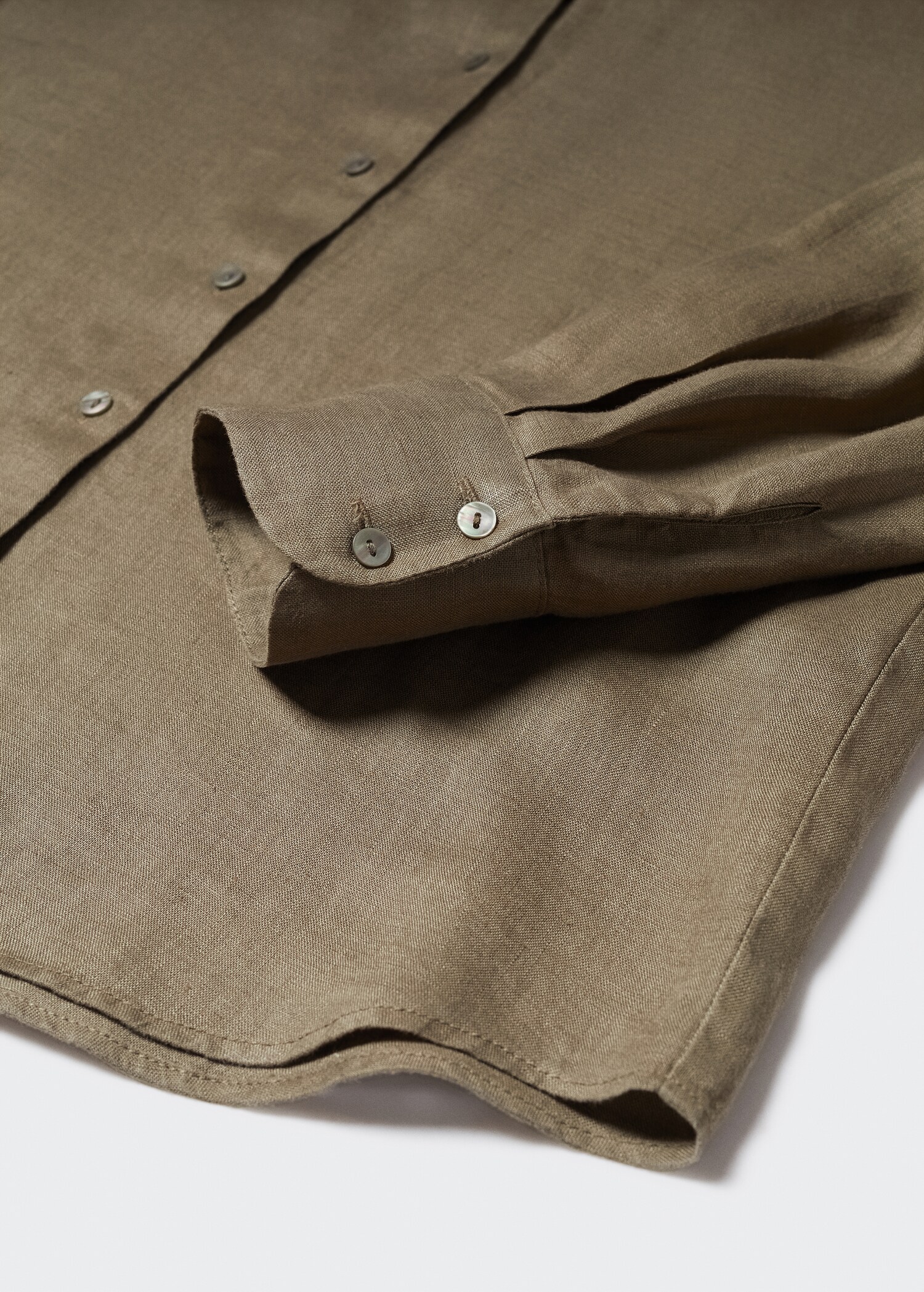 Linen 100% shirt - Woman | MANGO OUTLET USA