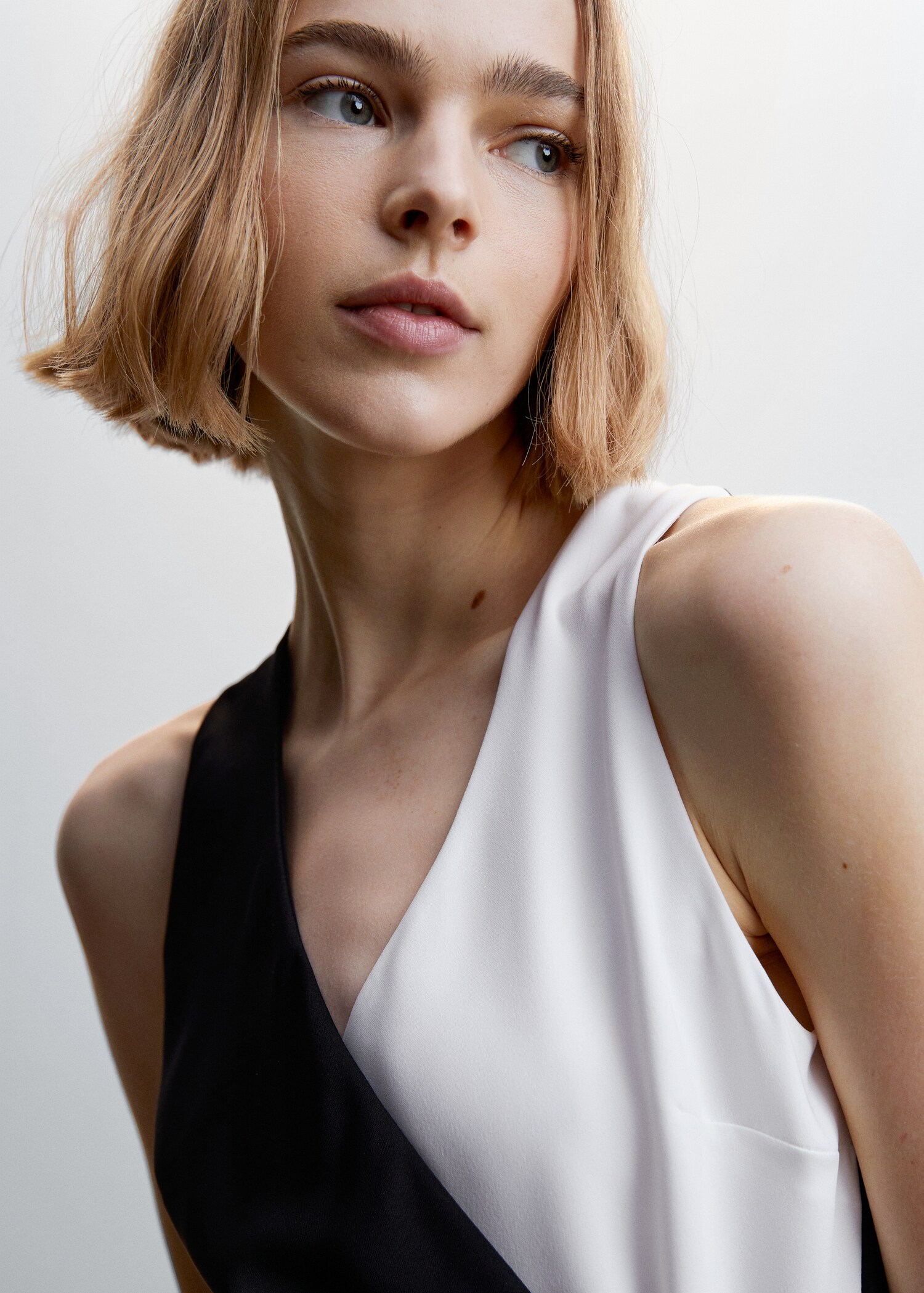 Bow Bicolor dress - Details of the article 1