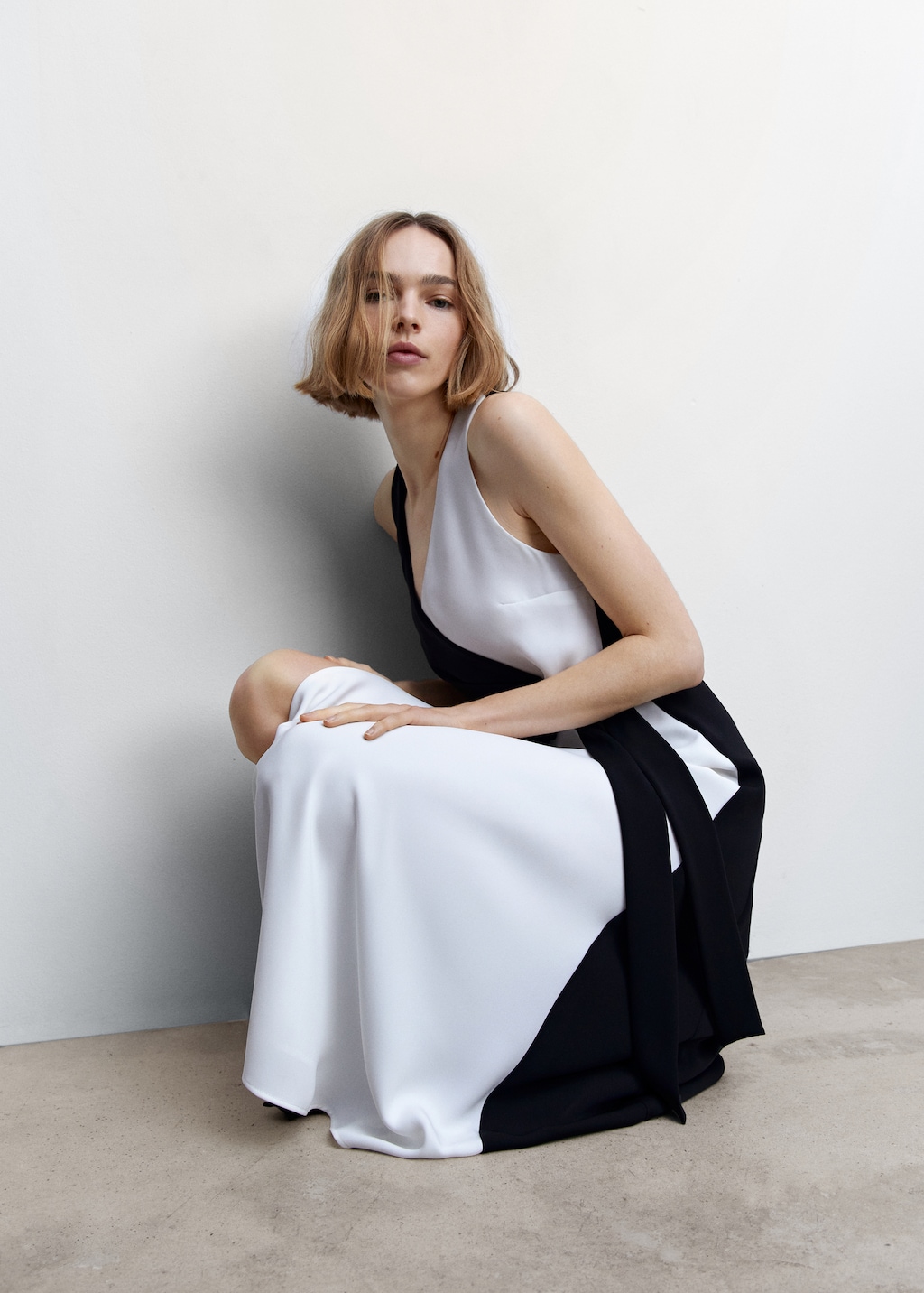 Bow Bicolor dress