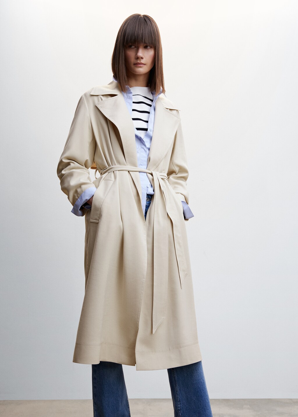Trench coat lapel discount