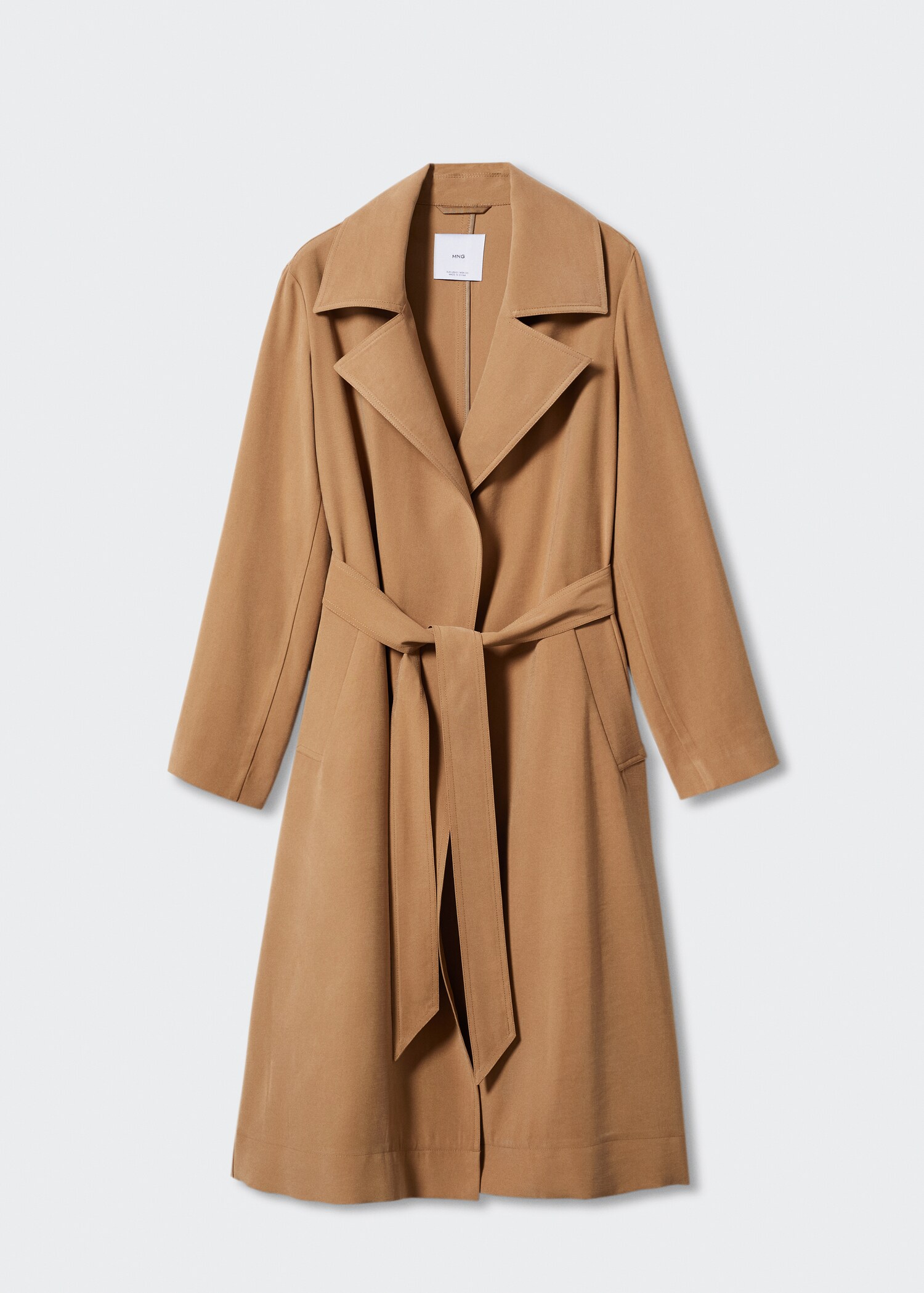 Flowy lapel trench - Article without model