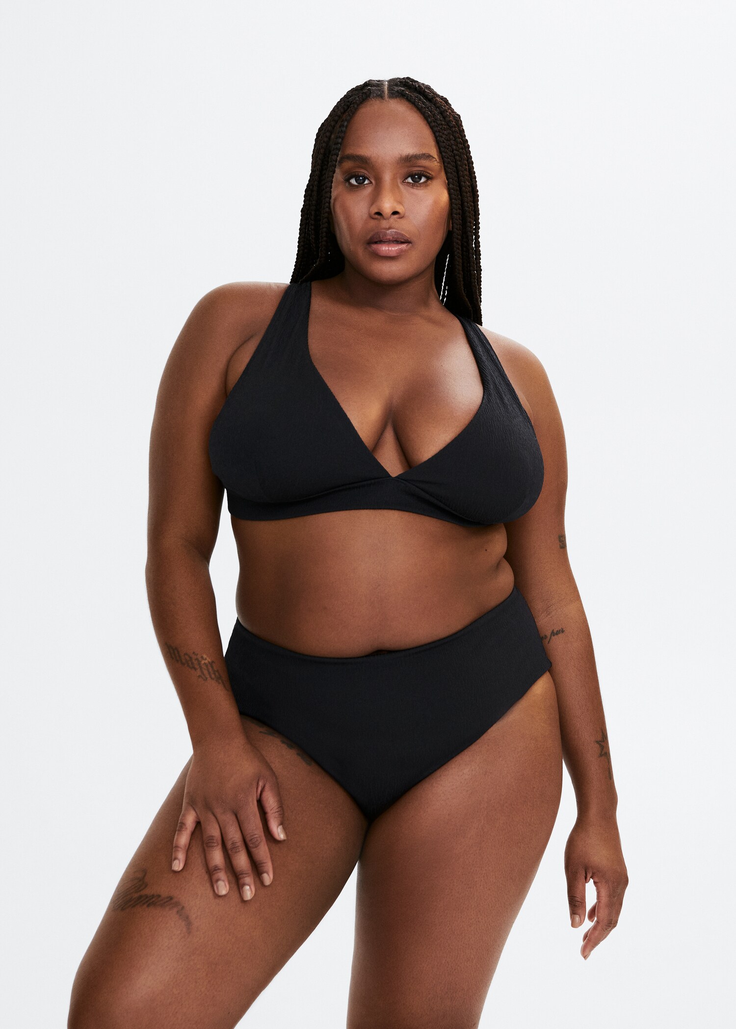 High-waist bikini bottoms - Medium plane