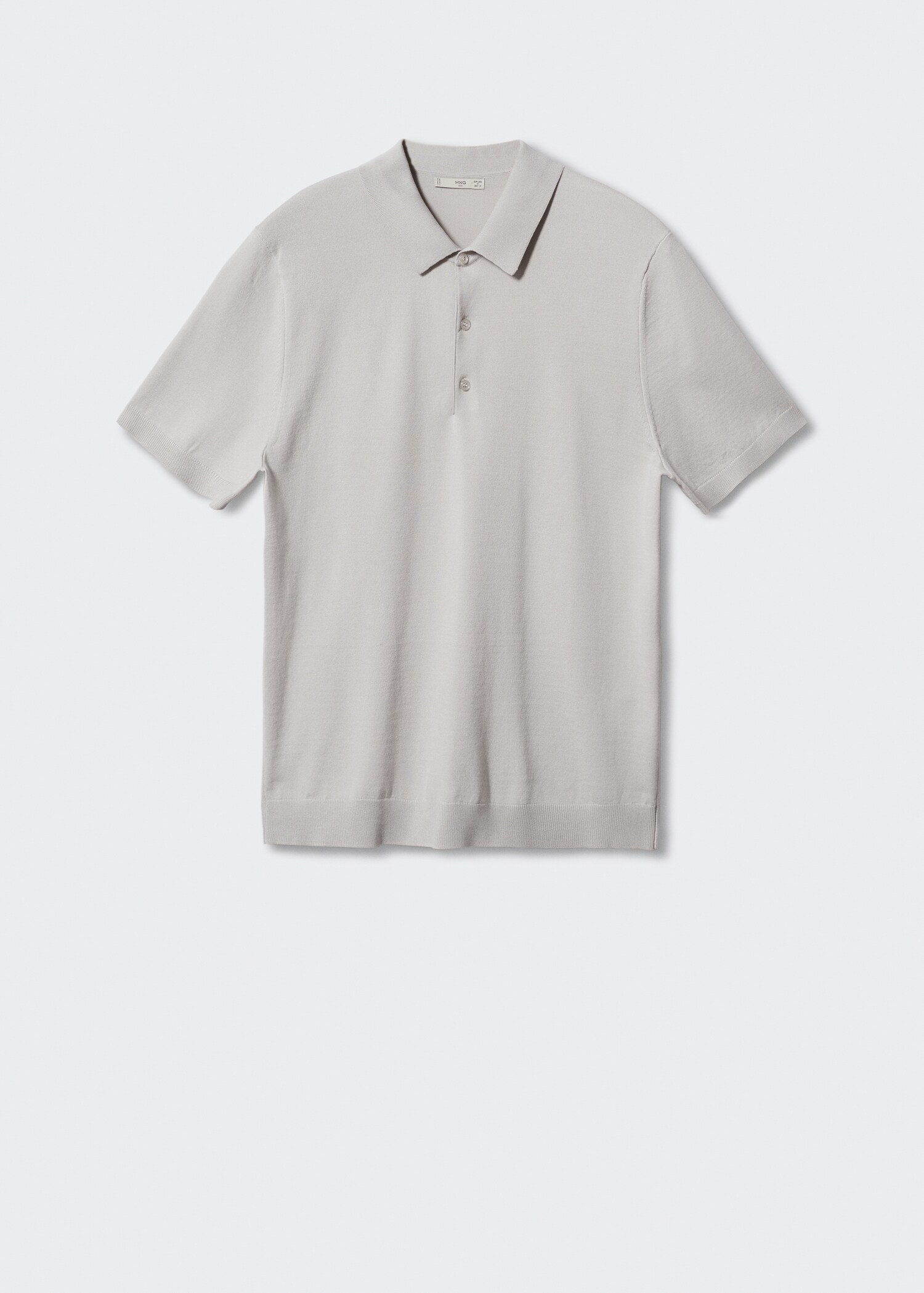 Fine-knit polo shirt - Article without model
