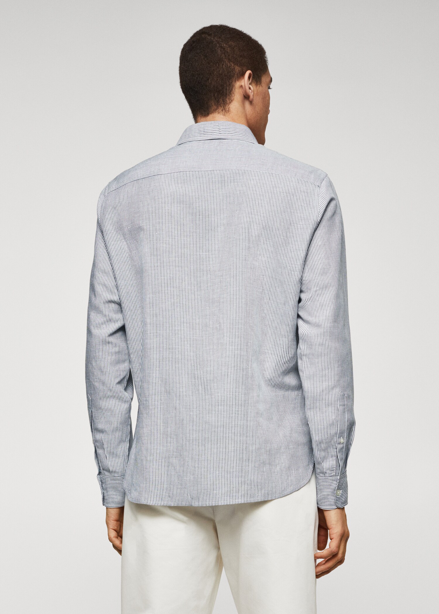 Camisa oversize rayas - Reverso del artículo