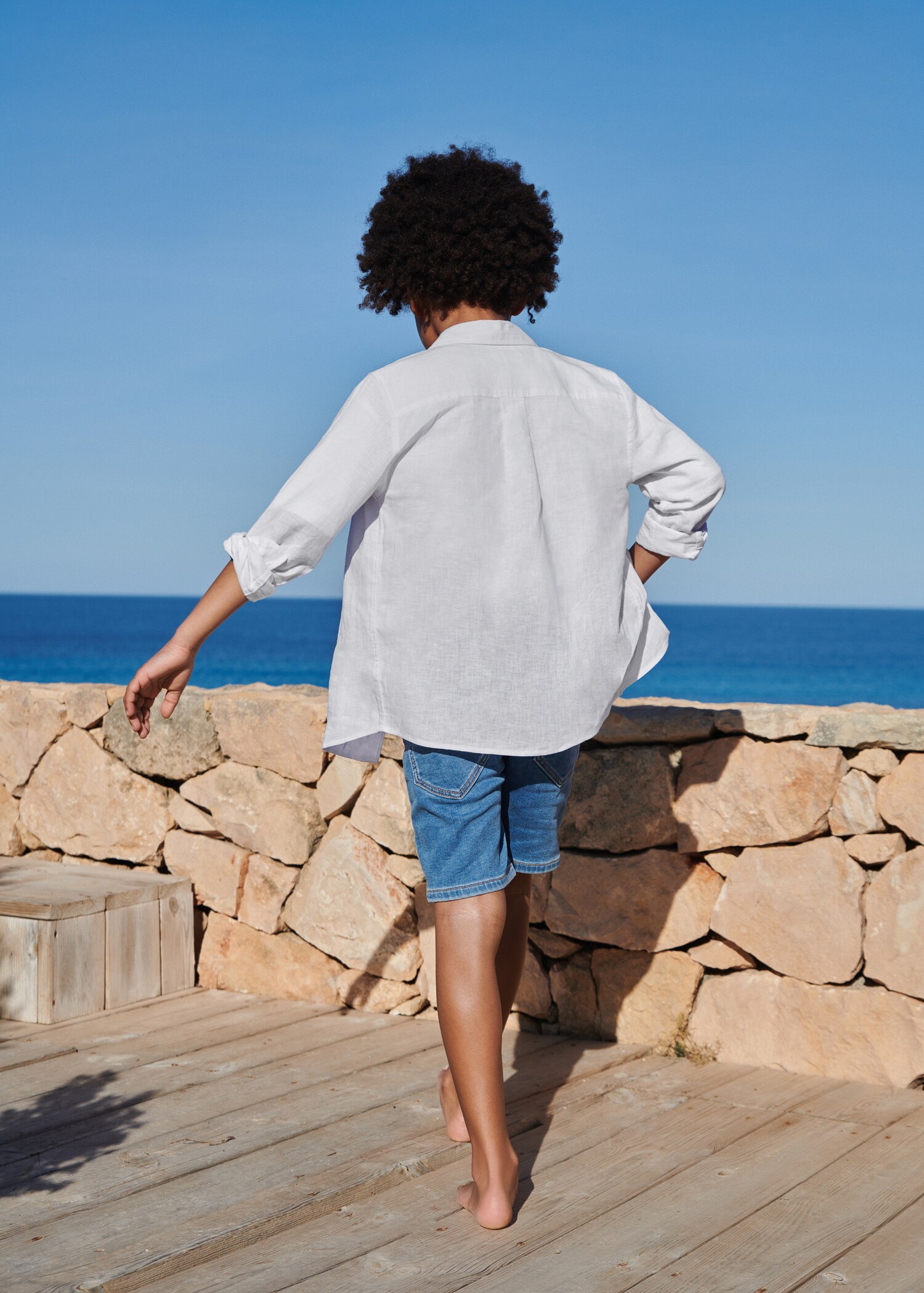 Cotton linen-blend shirt - Details of the article 5