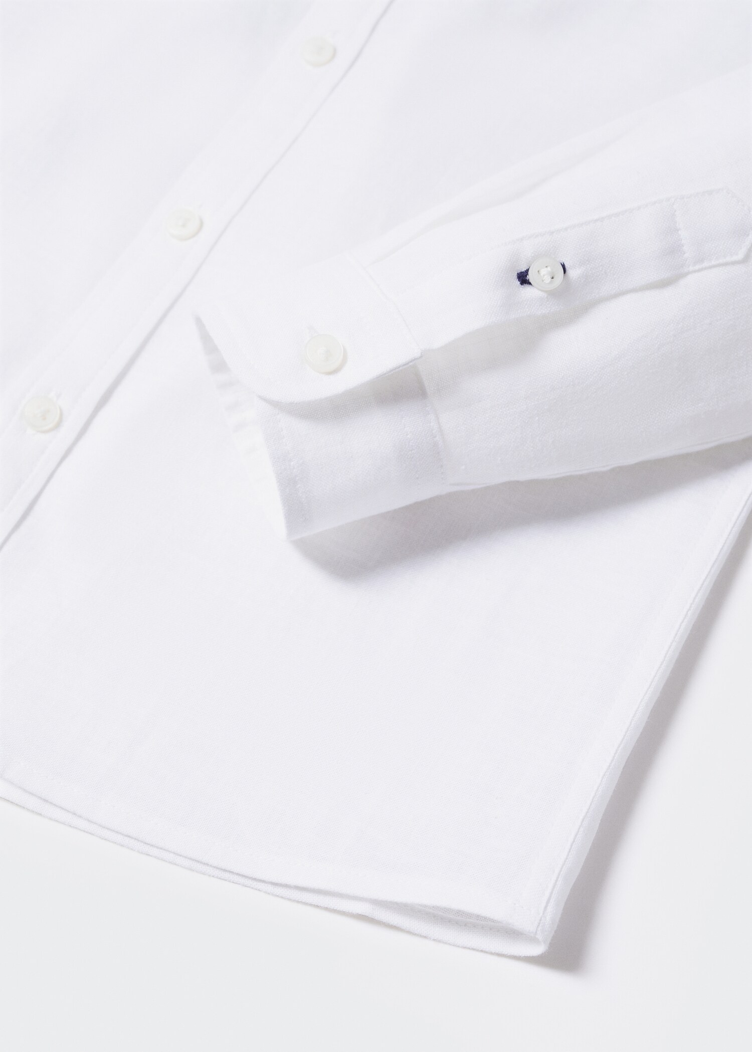 Cotton linen-blend shirt - Details of the article 8