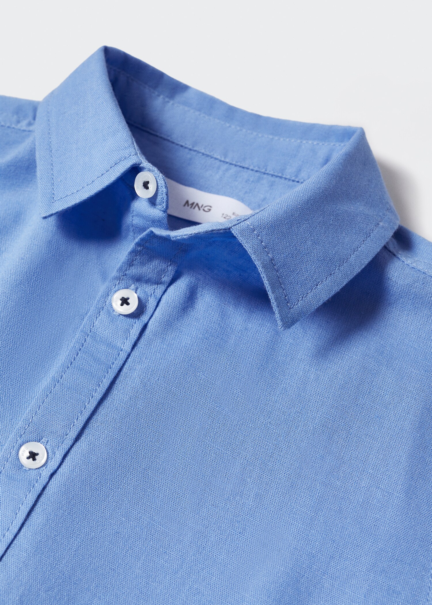 Cotton linen-blend shirt - Details of the article 8