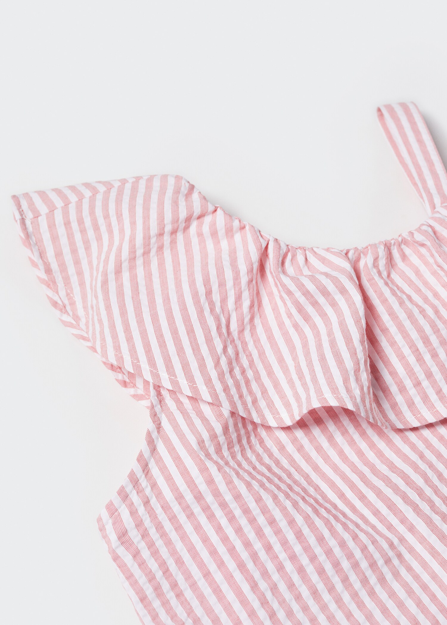 Volang rand-mönstrad blus - Detaljer om artikeln 0