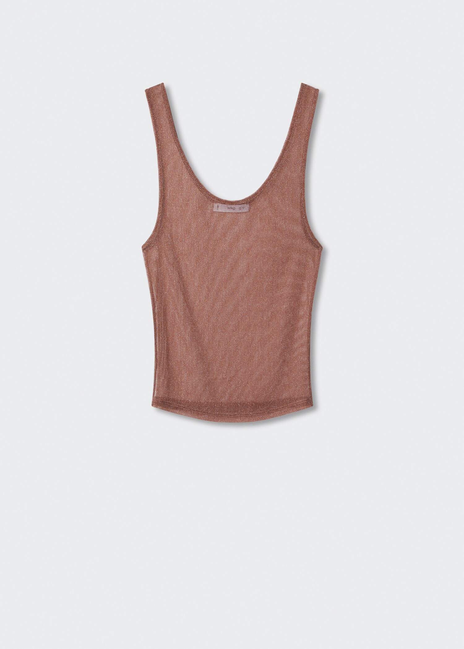 Top de malha de lurex - Artigo sem modelo
