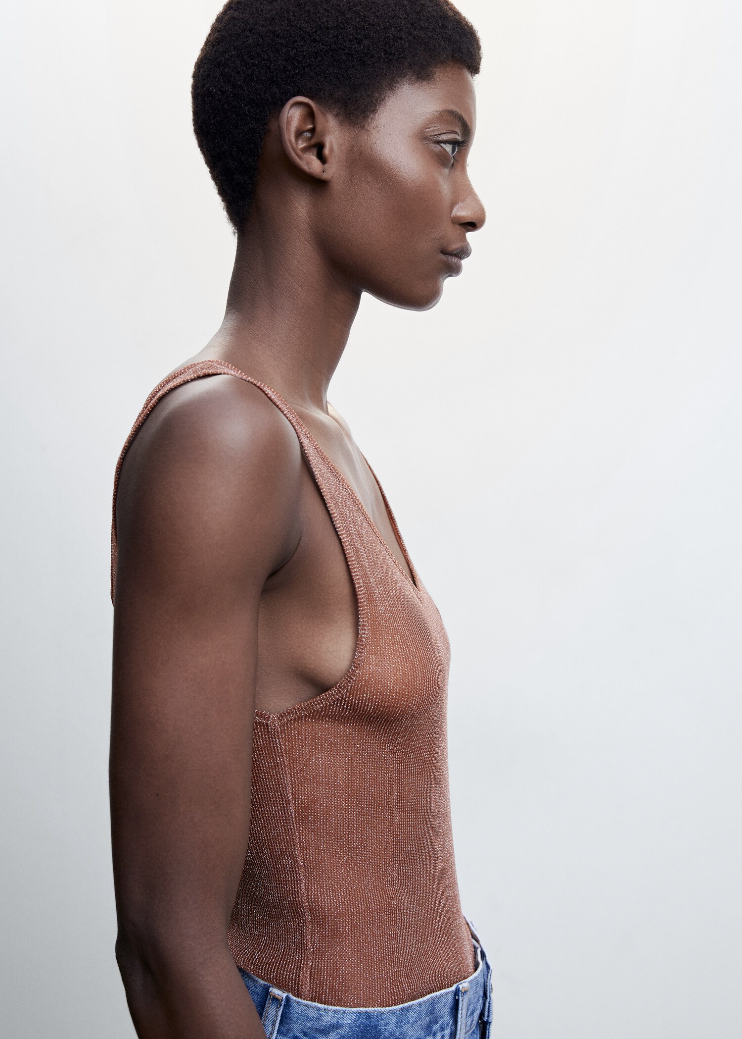 Top de malha de lurex - Pormenor do artigo 1