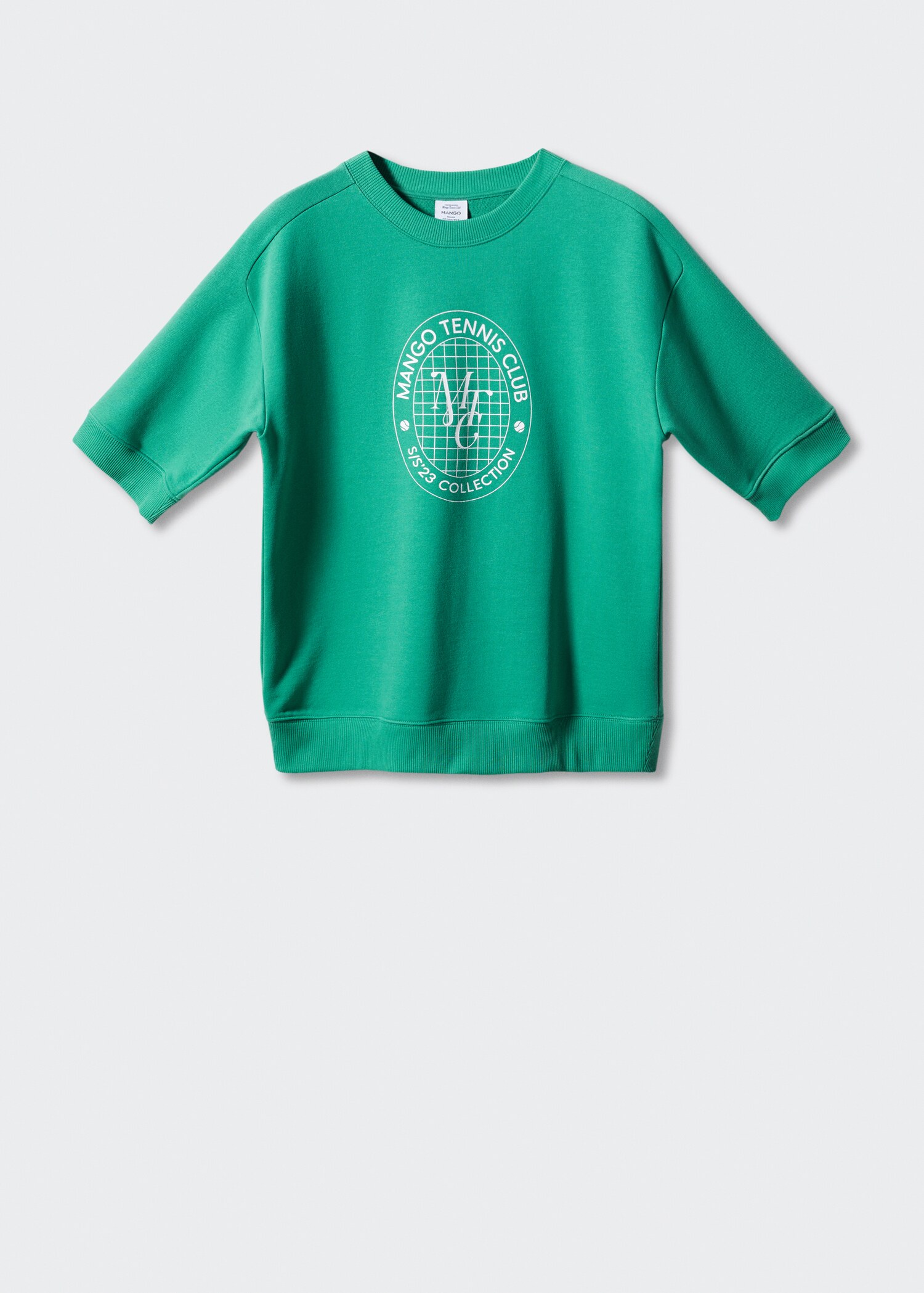 Gemustertes T-Shirt aus 100 % Baumwolle - Artikel ohne Model