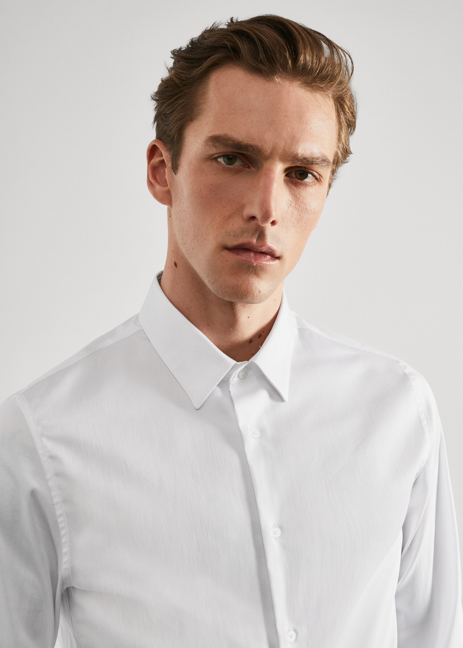 Super slim fit suit shirt - Details of the article 1