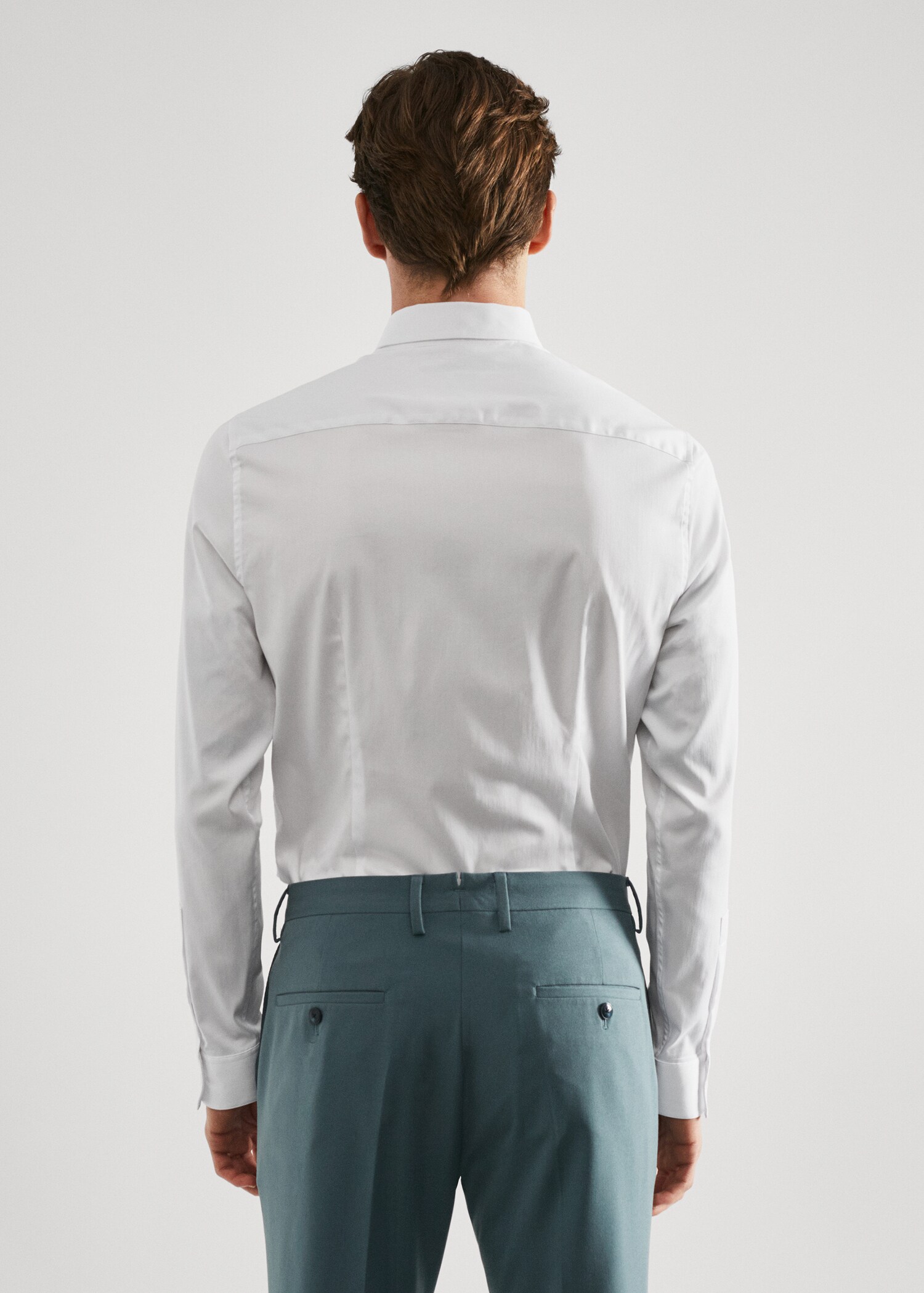 Super slim fit suit shirt - Reverse of the article