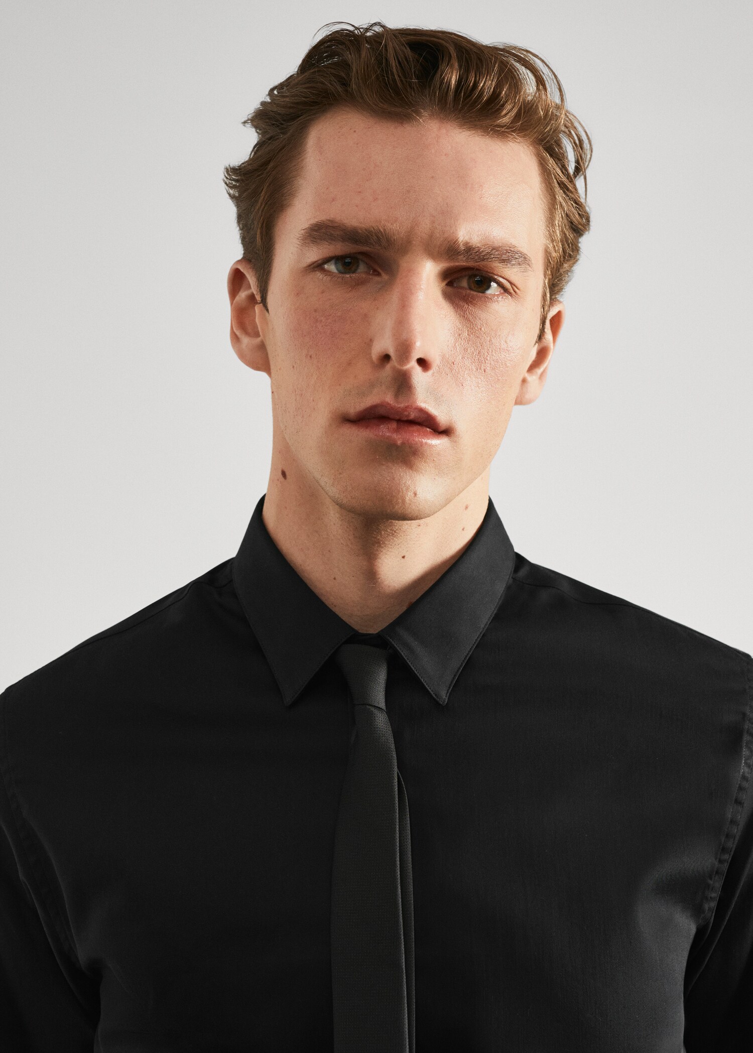 Super slim fit suit shirt - Details of the article 1