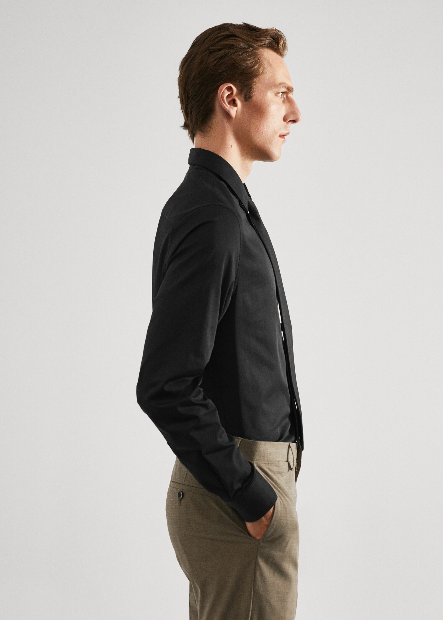 Super slim fit suit shirt - Details of the article 2