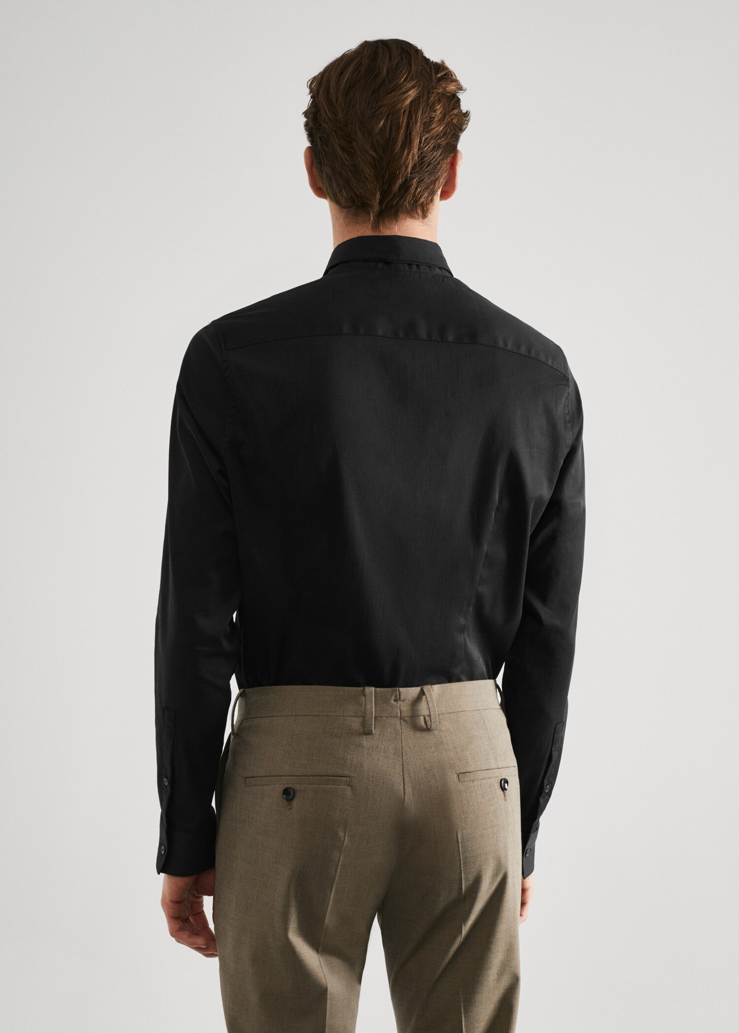 Super slim fit suit shirt - Reverse of the article