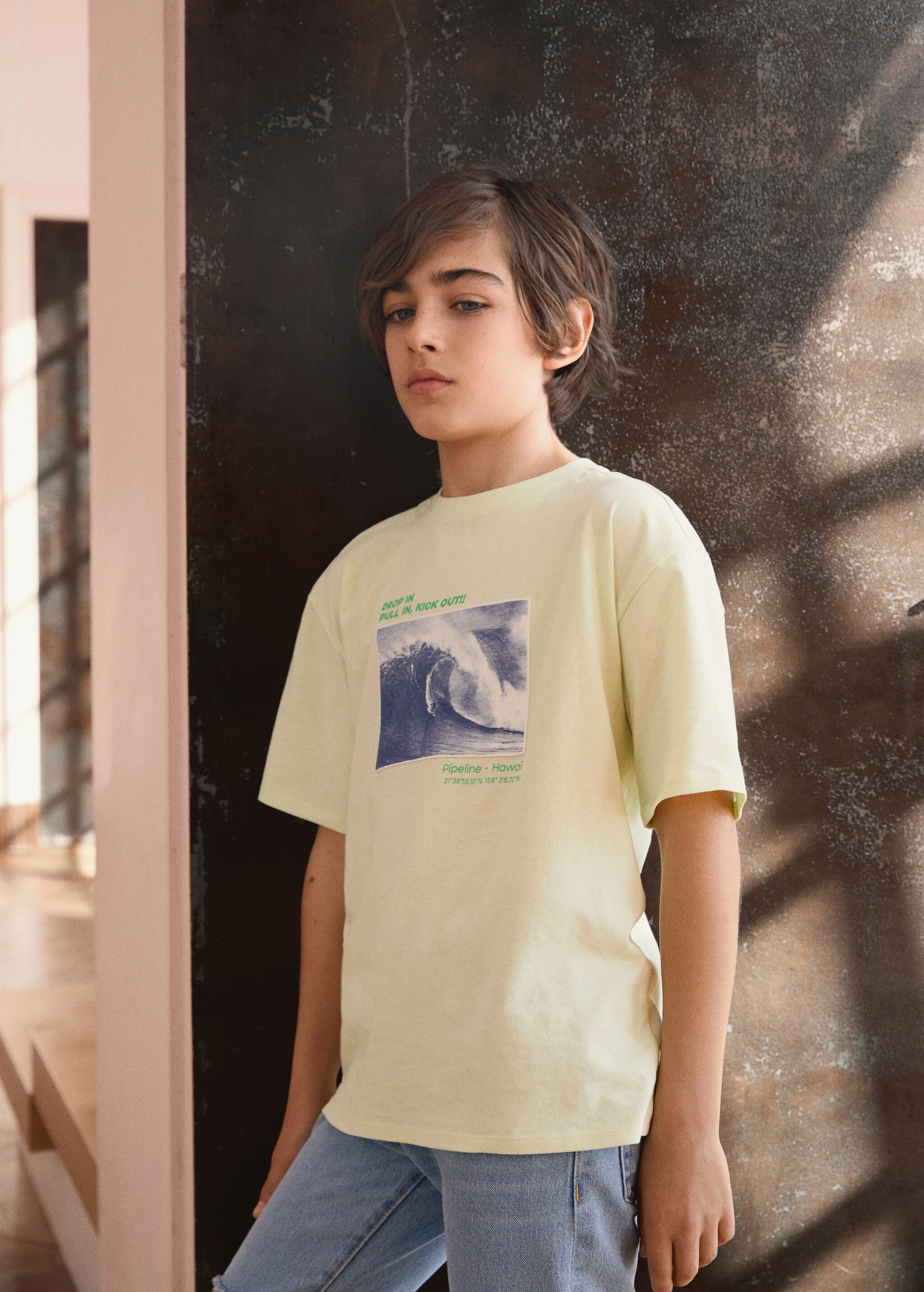 Printed cotton-blend t-shirt - Details of the article 5
