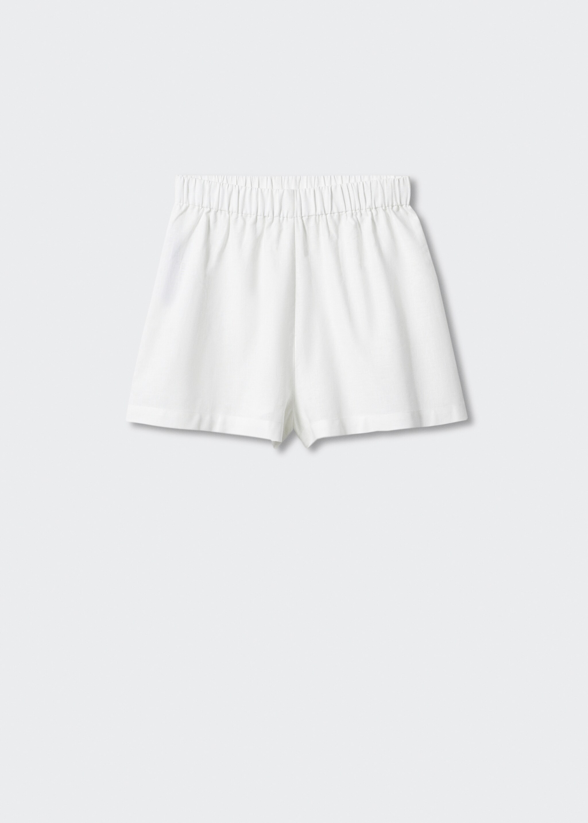 Linen pajama shorts - Article without model, Off White. Ref: 47097109-00.
