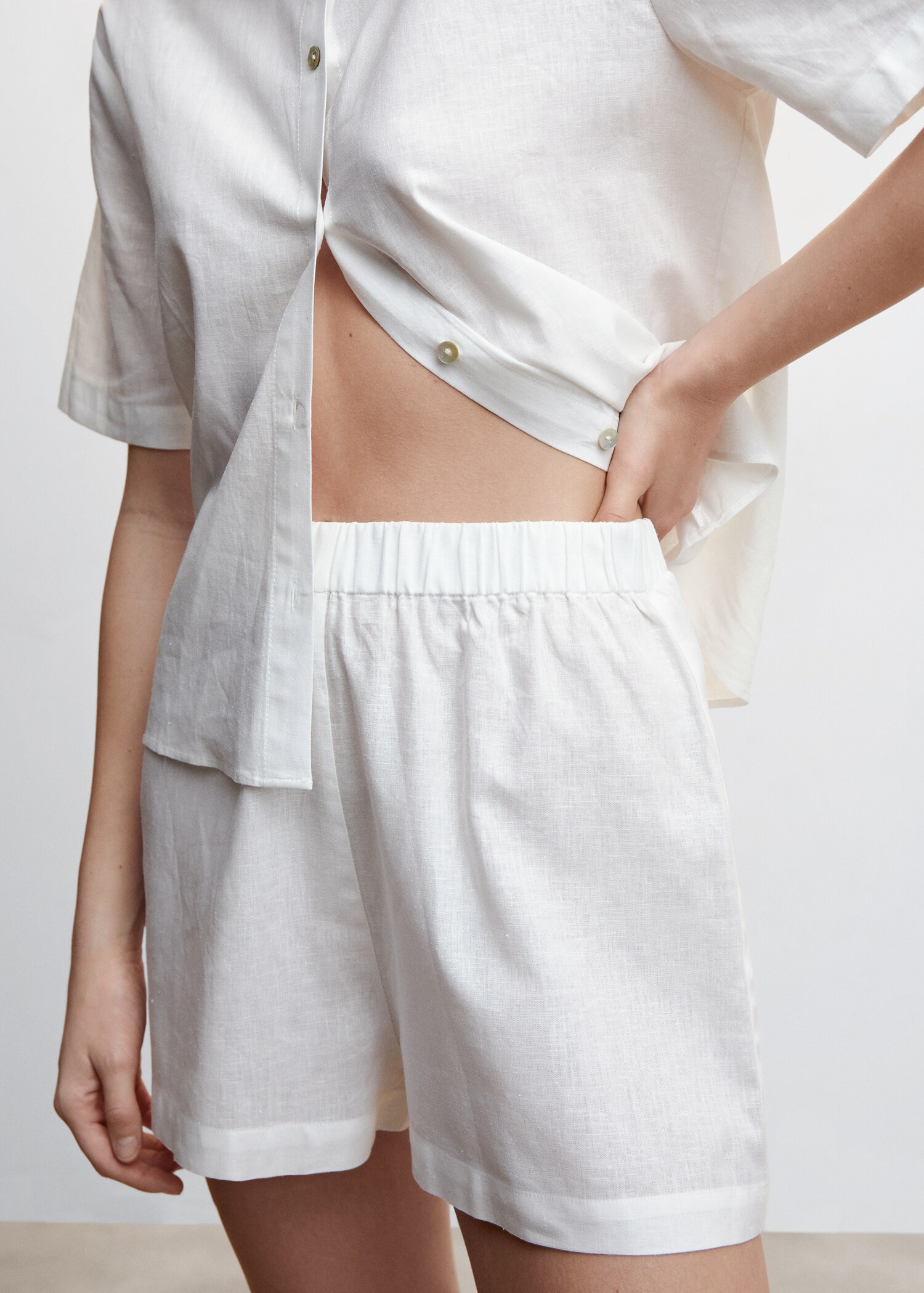 Short pyjama lin - Détail de l'article 6