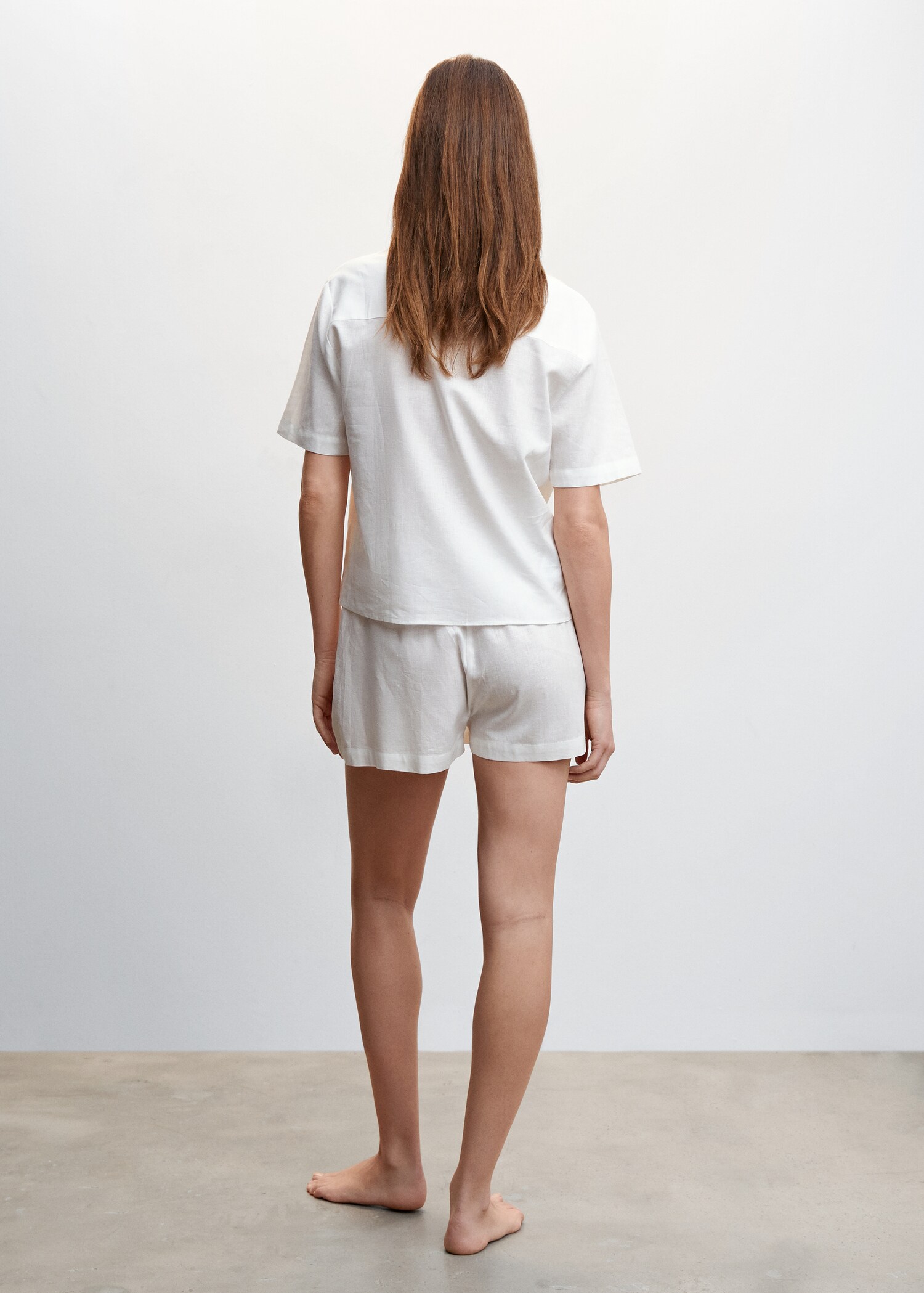 Short pyjama lin - Verso de l’article