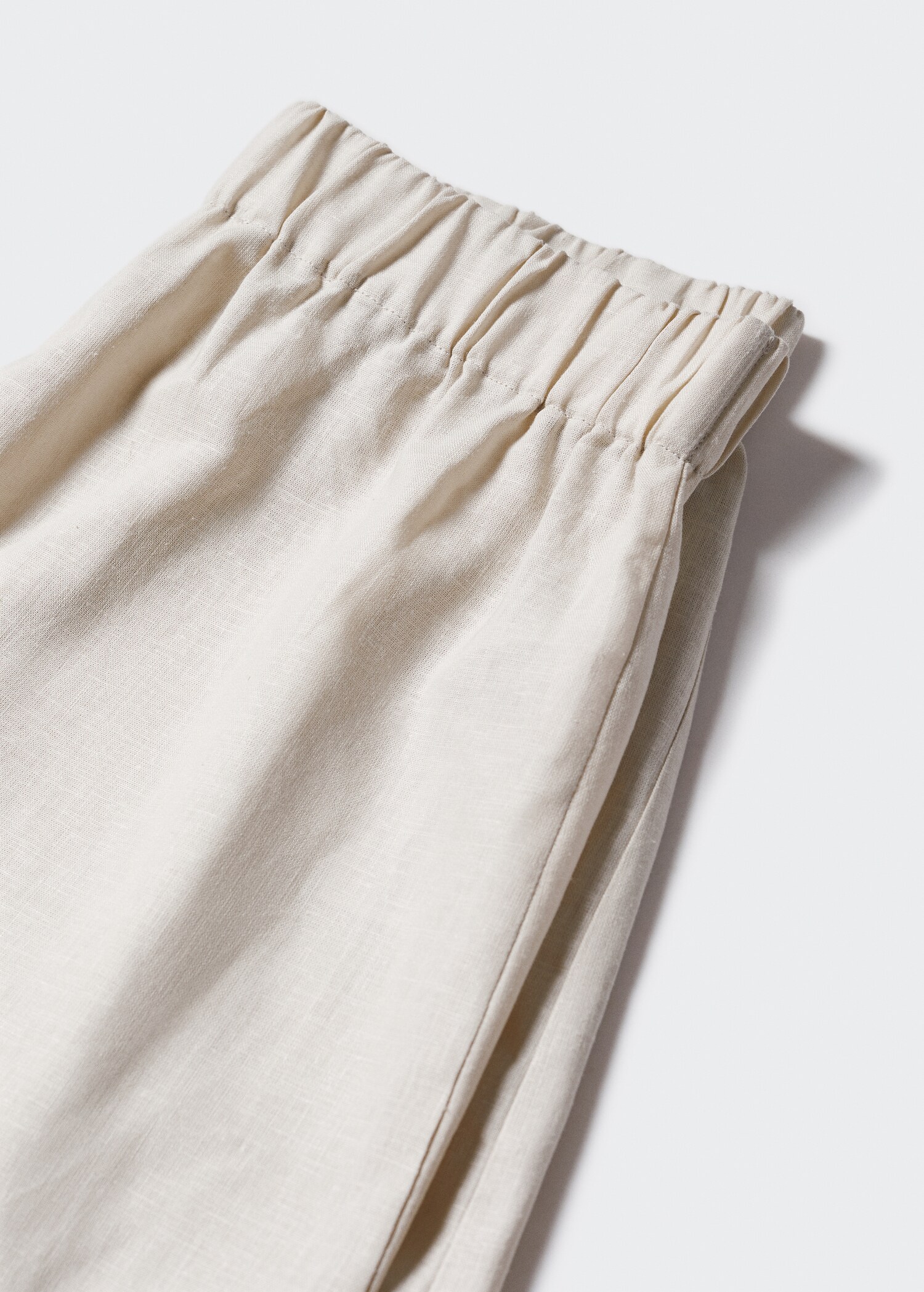 Linen pajama shorts - Details of the article 8