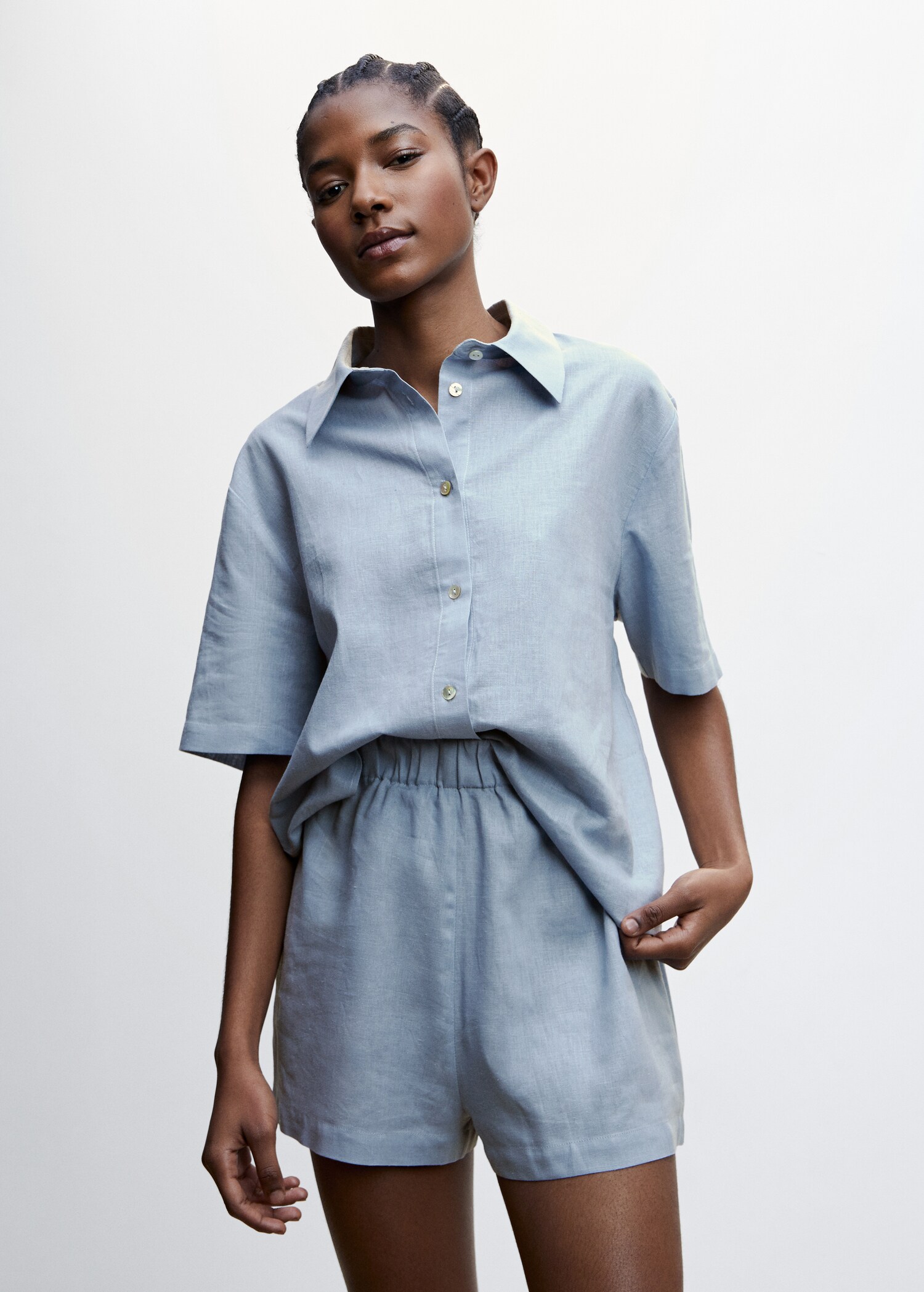 Short pyjama lin - Détail de l'article 1