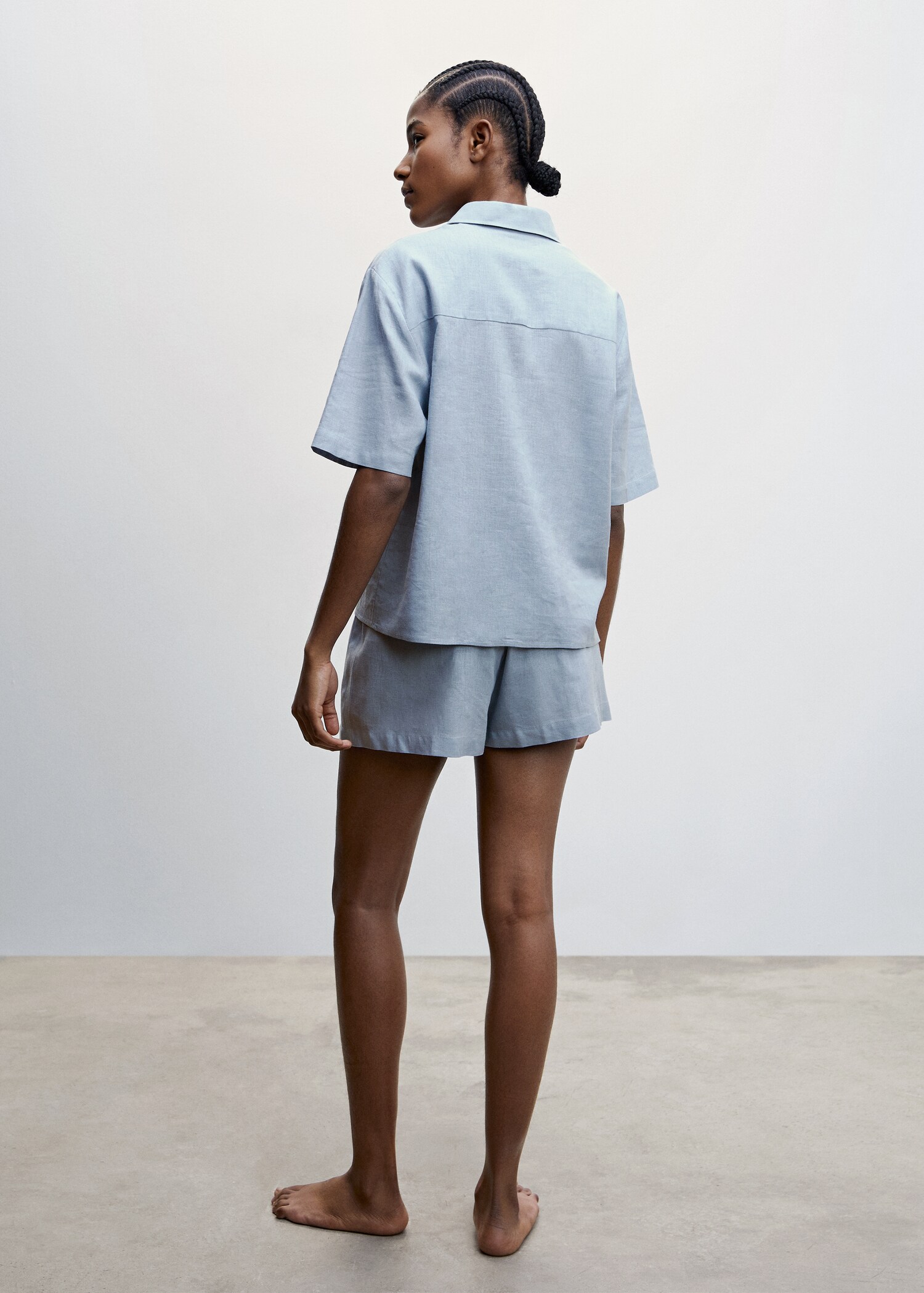 Short pyjama lin - Verso de l’article