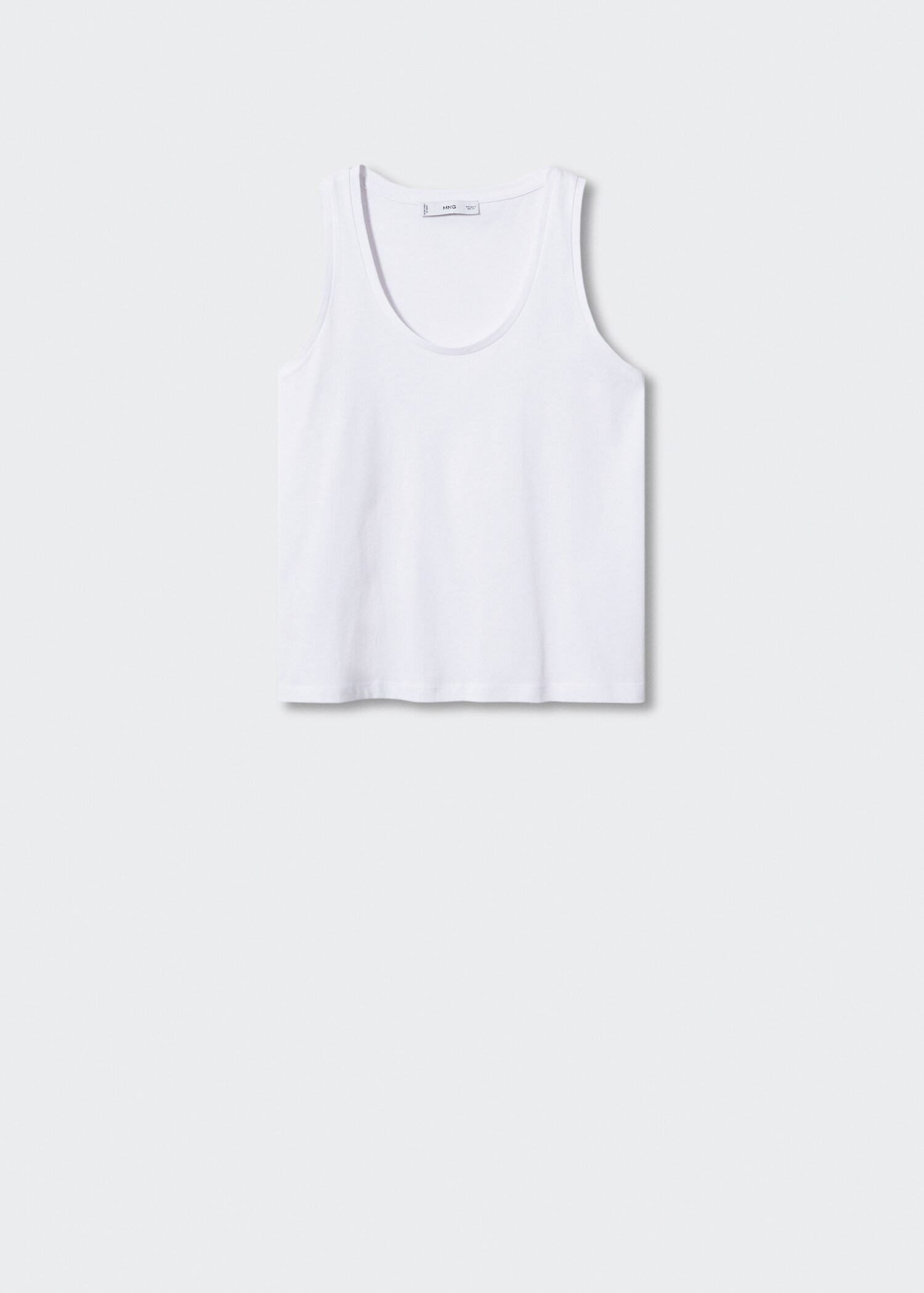 Cotton tank top - Article without model