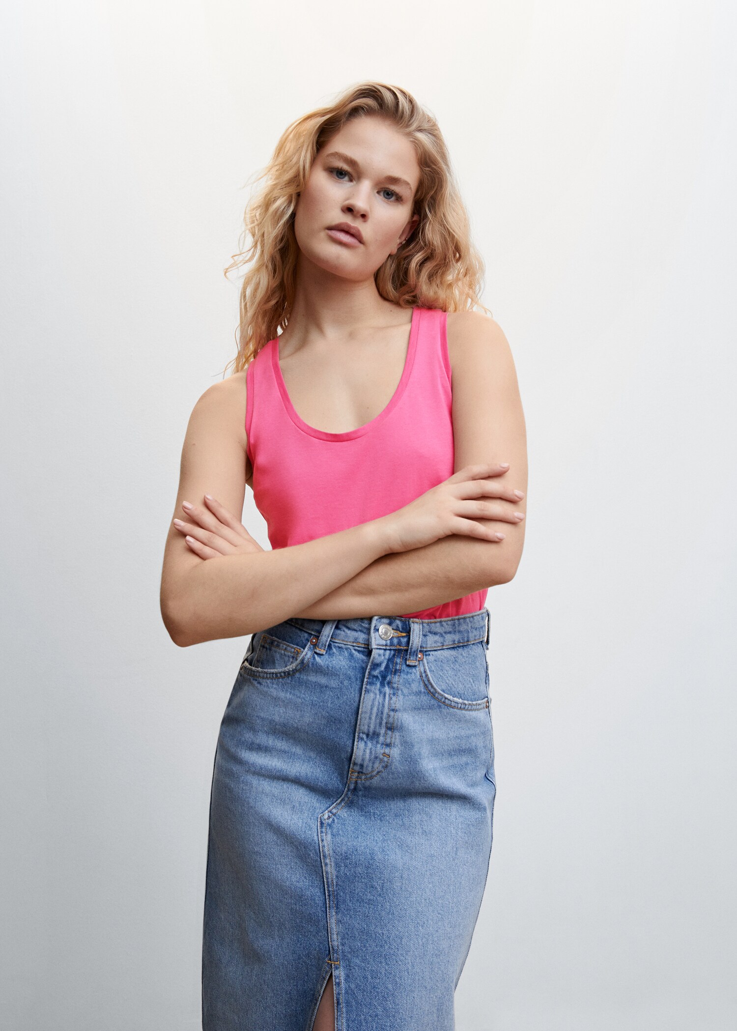 Cotton tank top - Medium plane