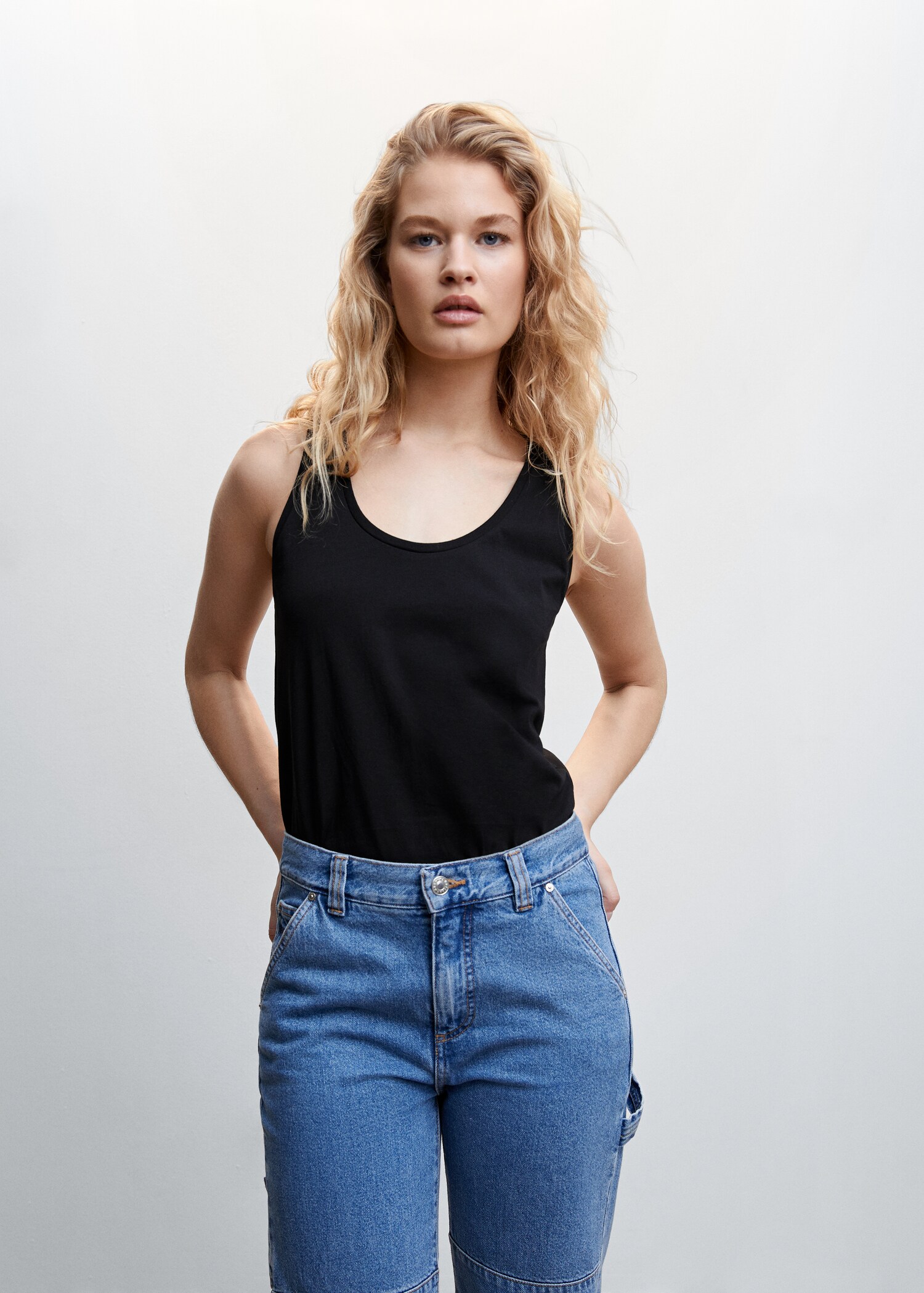 Cotton tank top - Medium plane