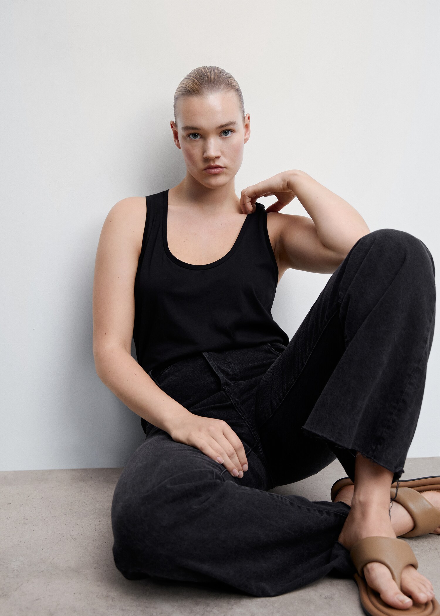 Cotton tank top - Details of the article 4