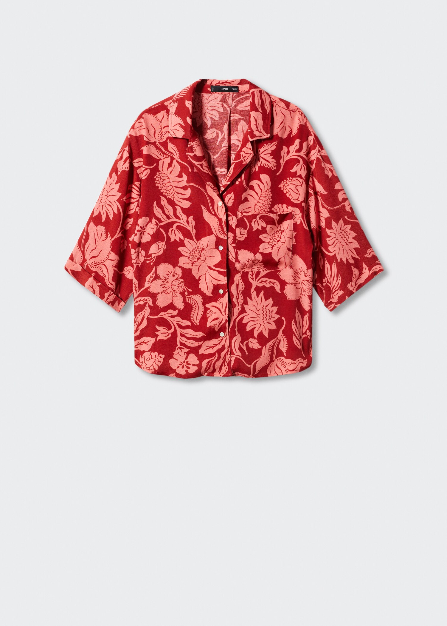 Floral short-sleeved t-shirt - Article without model