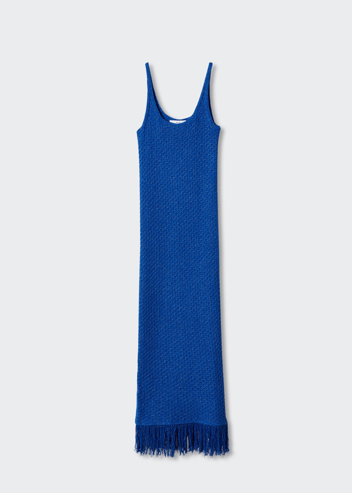 Knitted dress with fringe detail - Article without model