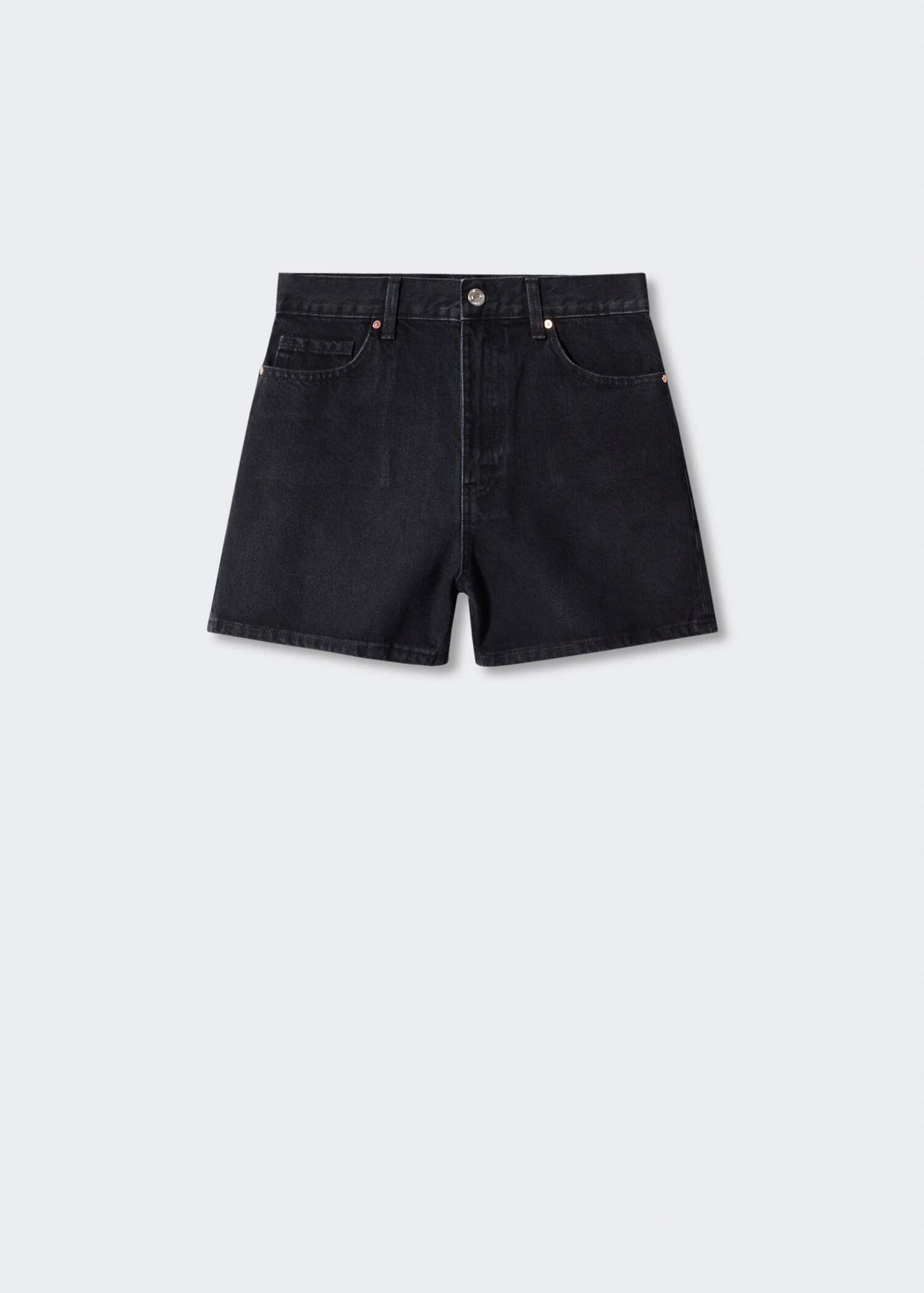 High-rise denim shorts - Article without model