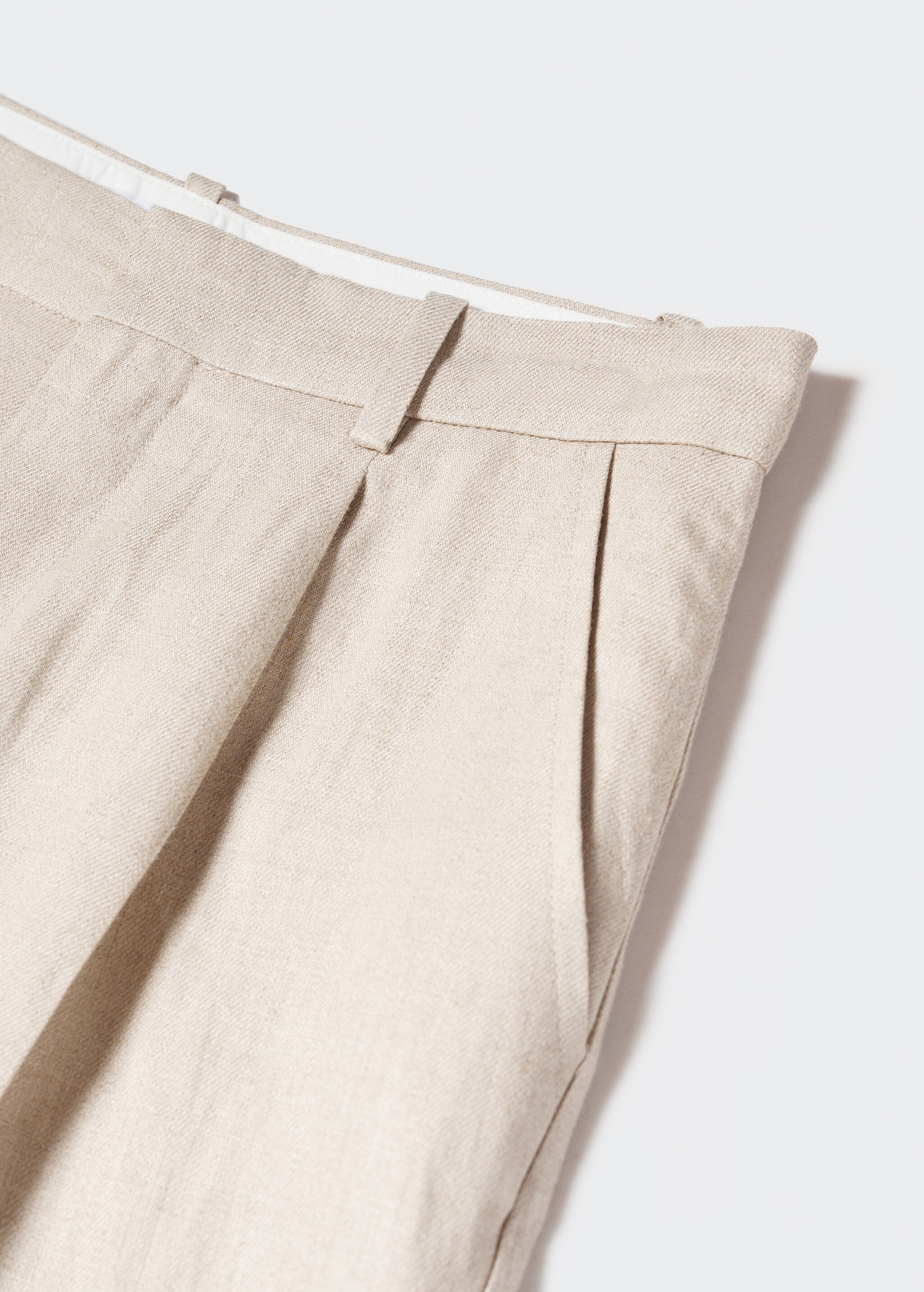 Linen suit trousers - Details of the article 8