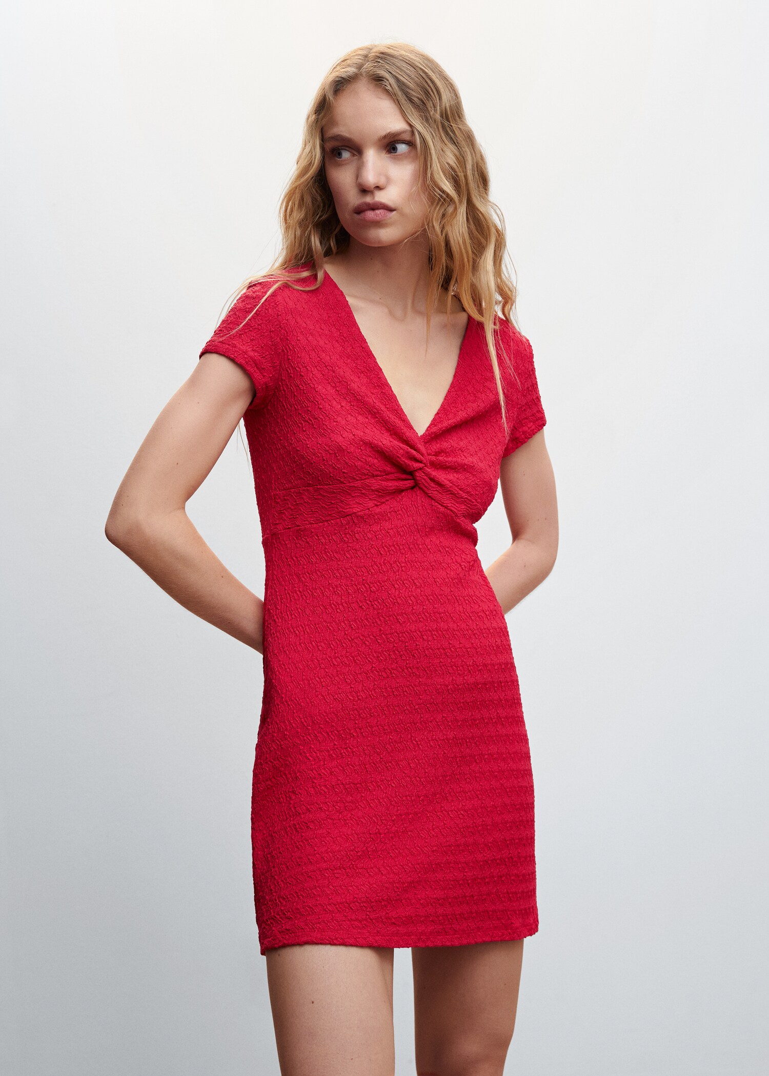 Vestit textura nus - Pla mig